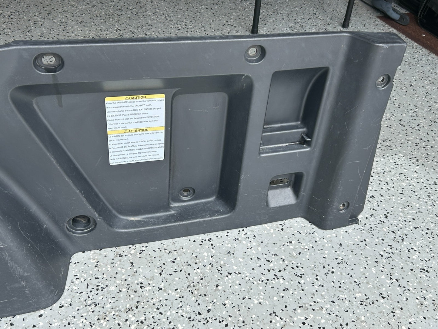 2003-2006 Subaru Baja Right Side Luggage Tray Storage Pocket Trim OEM 91101AE02A