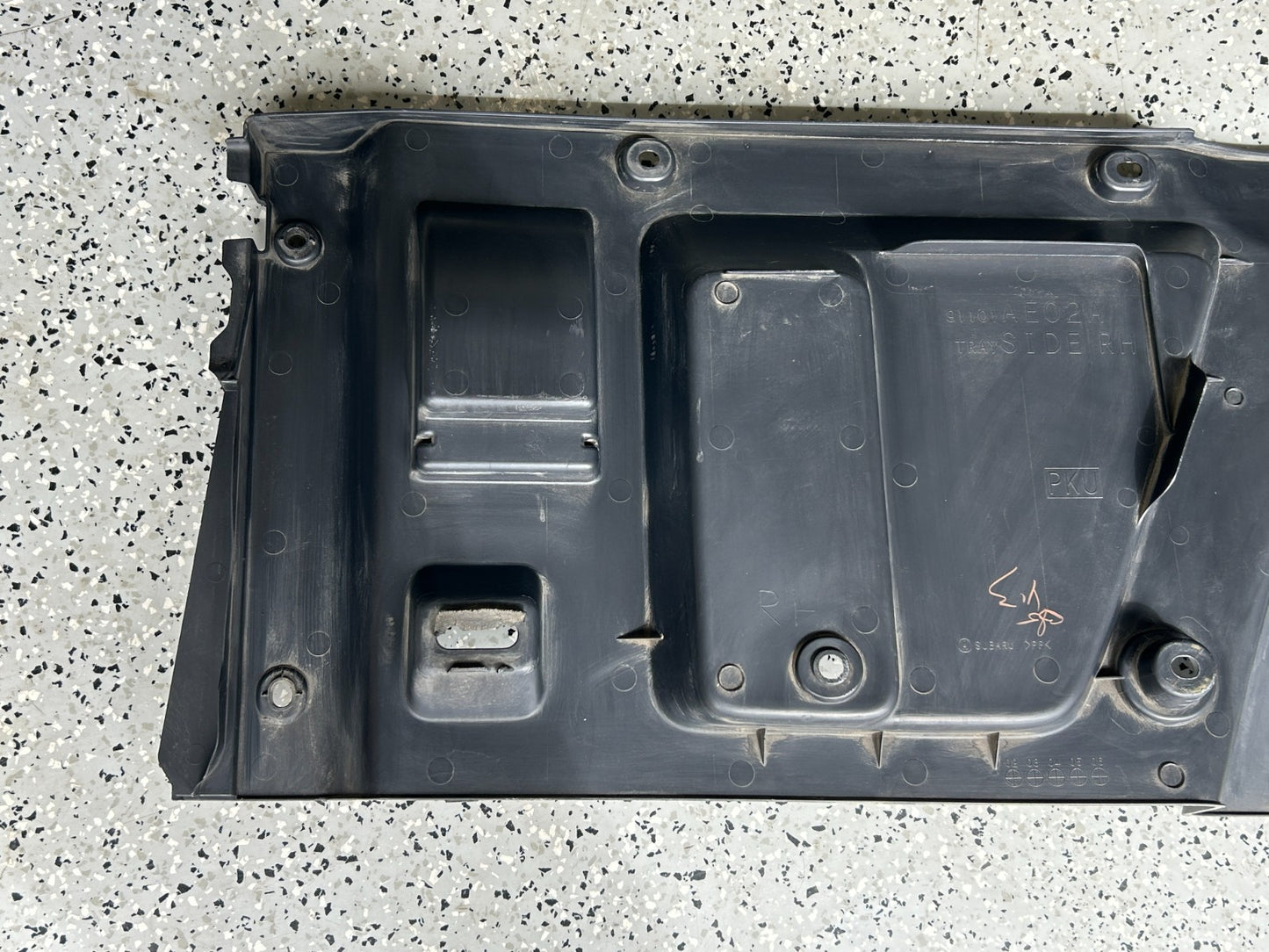 2003-2006 Subaru Baja Right Side Luggage Tray Storage Pocket Trim OEM 91101AE02A