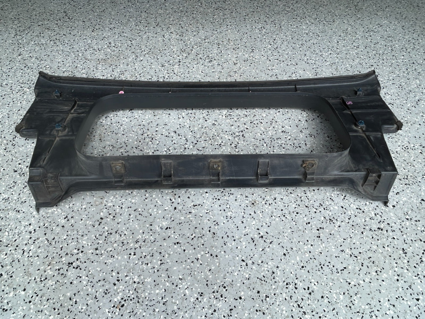 03-06 Subaru Baja Rear Luggage Trim Tray Bed Floor Panel Black OEM 91101AE00A