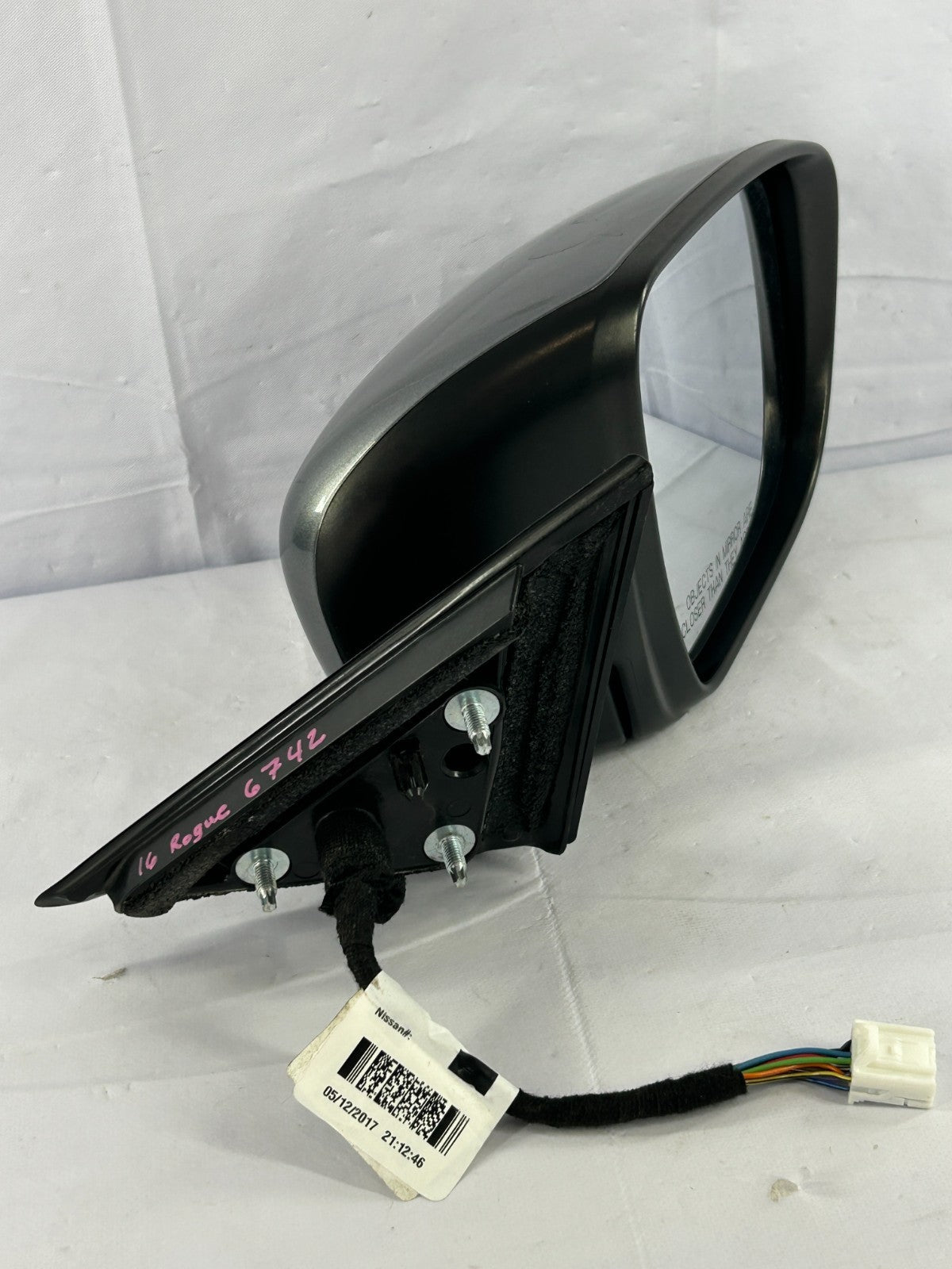 14-17 Nissan Rogue Right Passenger Side View Mirror Camera 11-Wire 96301-4BA3A