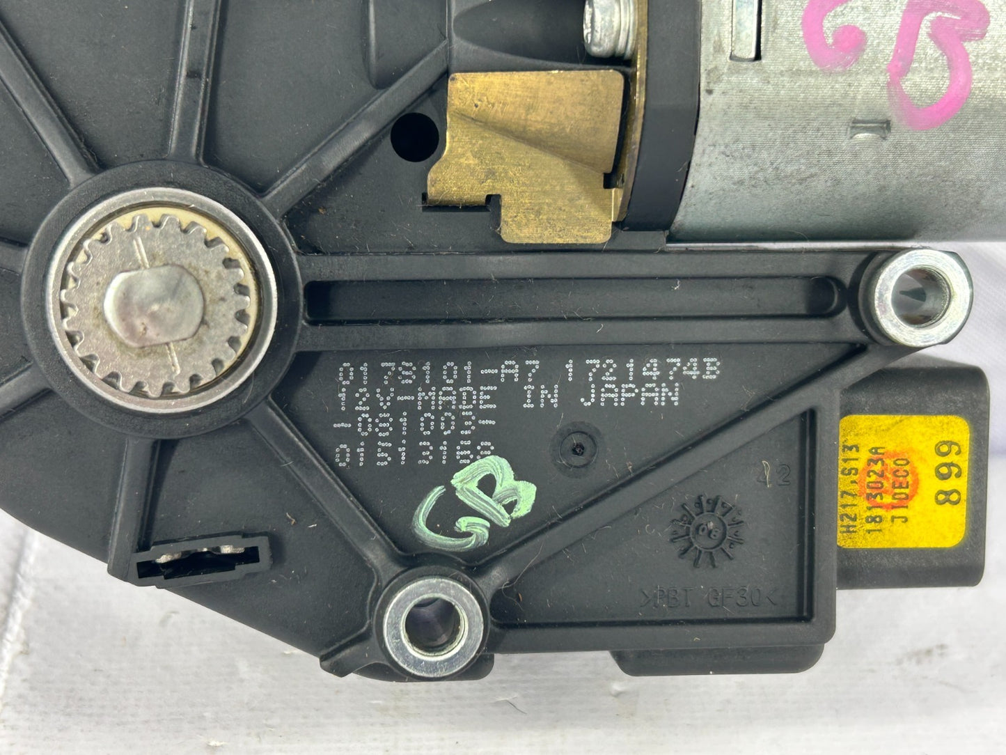 2009-2010 Subaru Impreza Sunroof Moonroof Sliding Motor Assembly OEM 65450FG000