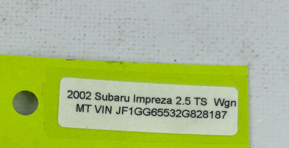 2002-2004 Subaru Impreza Rear Windshield Wiper Motor Assembly OEM 86510FE040