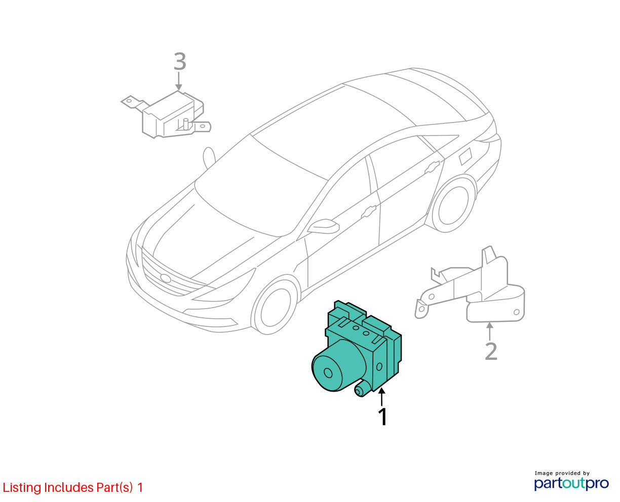 11-14 Hyundai Sonata ABS Anti Lock Brake Pump Module Assembly OEM 58920-3Q500