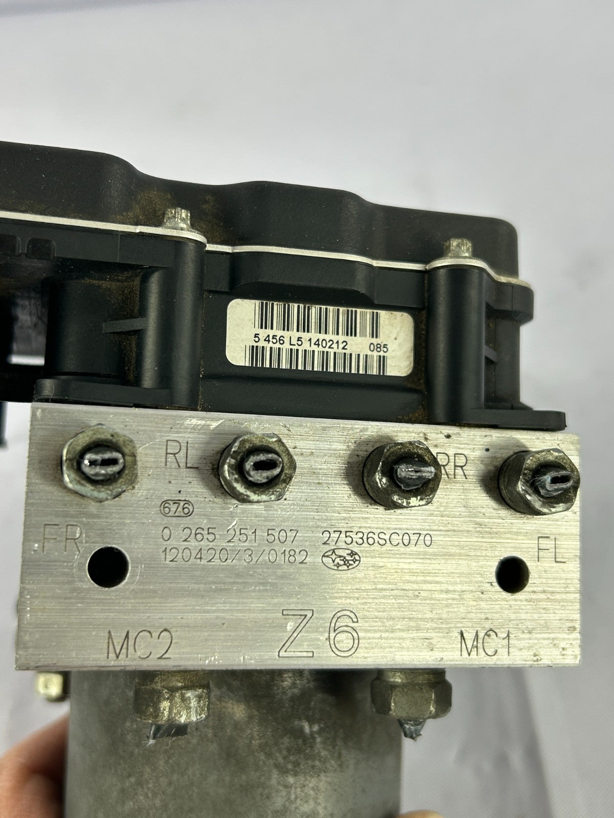 2011-2013 Subaru Forester ABS Pump Control Module Hydraulic Unit 27596SC070