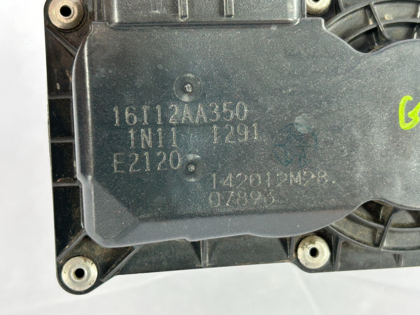 2010-2012 Subaru Outback Fuel Electronic Throttle Body Assembly OEM 16112AA350