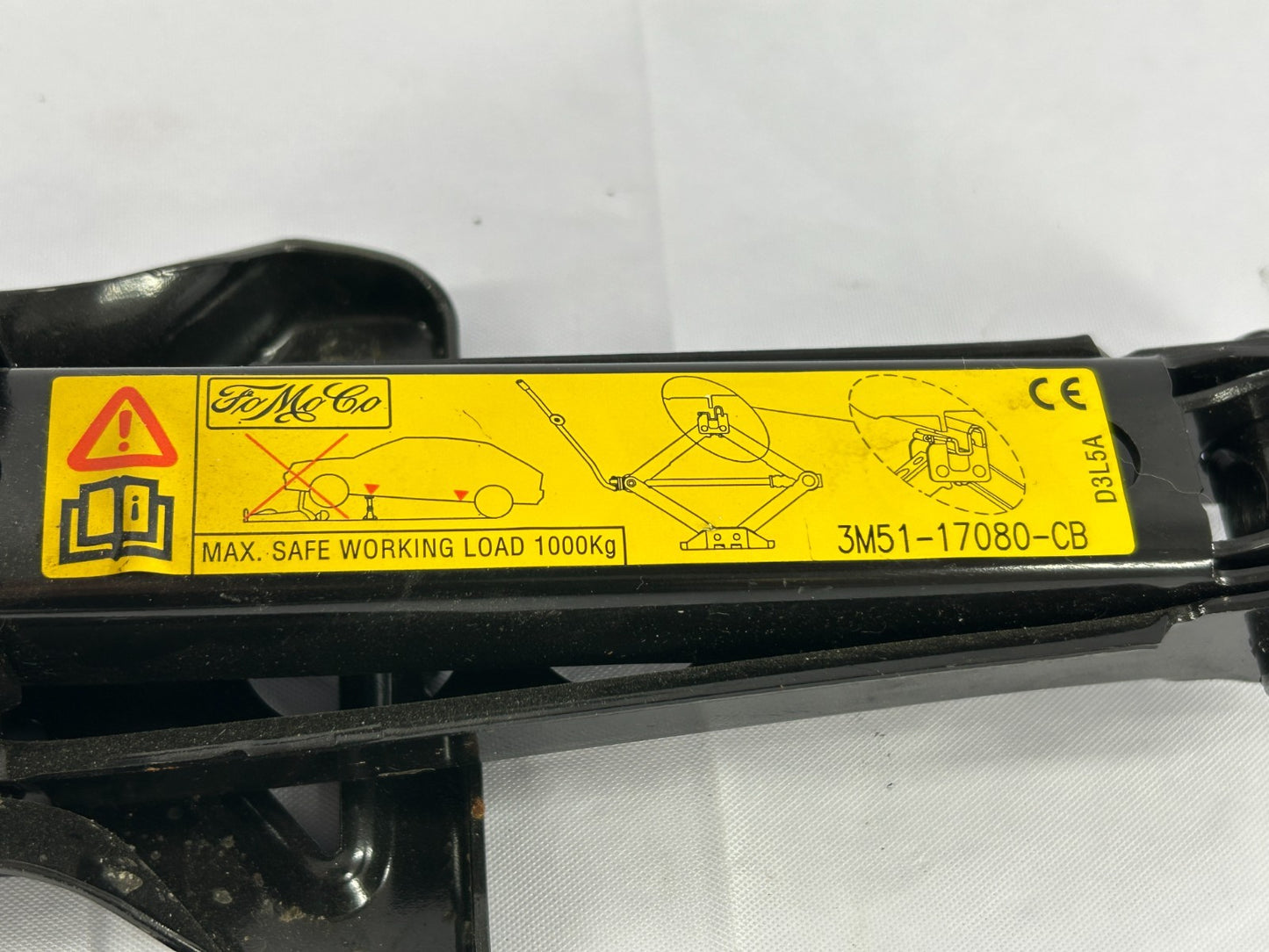 2005-2011 Volvo V50 Emergency Spare Tire Wheel Jack Lift Tool OEM 31329001