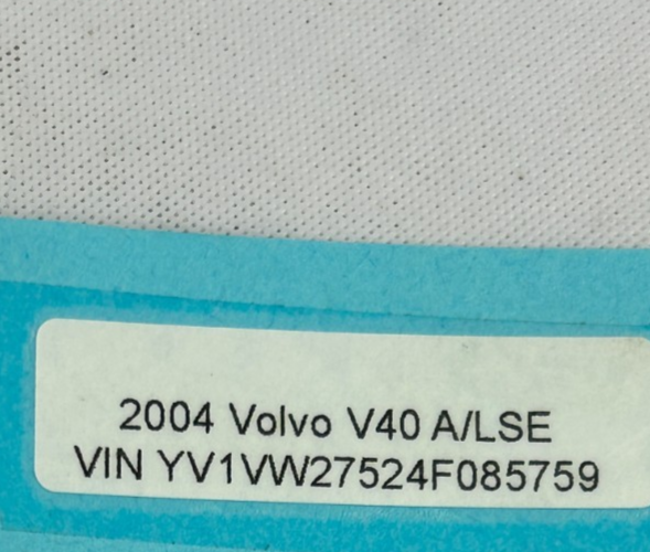 2000-2004 Volvo V40 Left Driver Door Rear View Mirror 5-Wire OEM 30857879