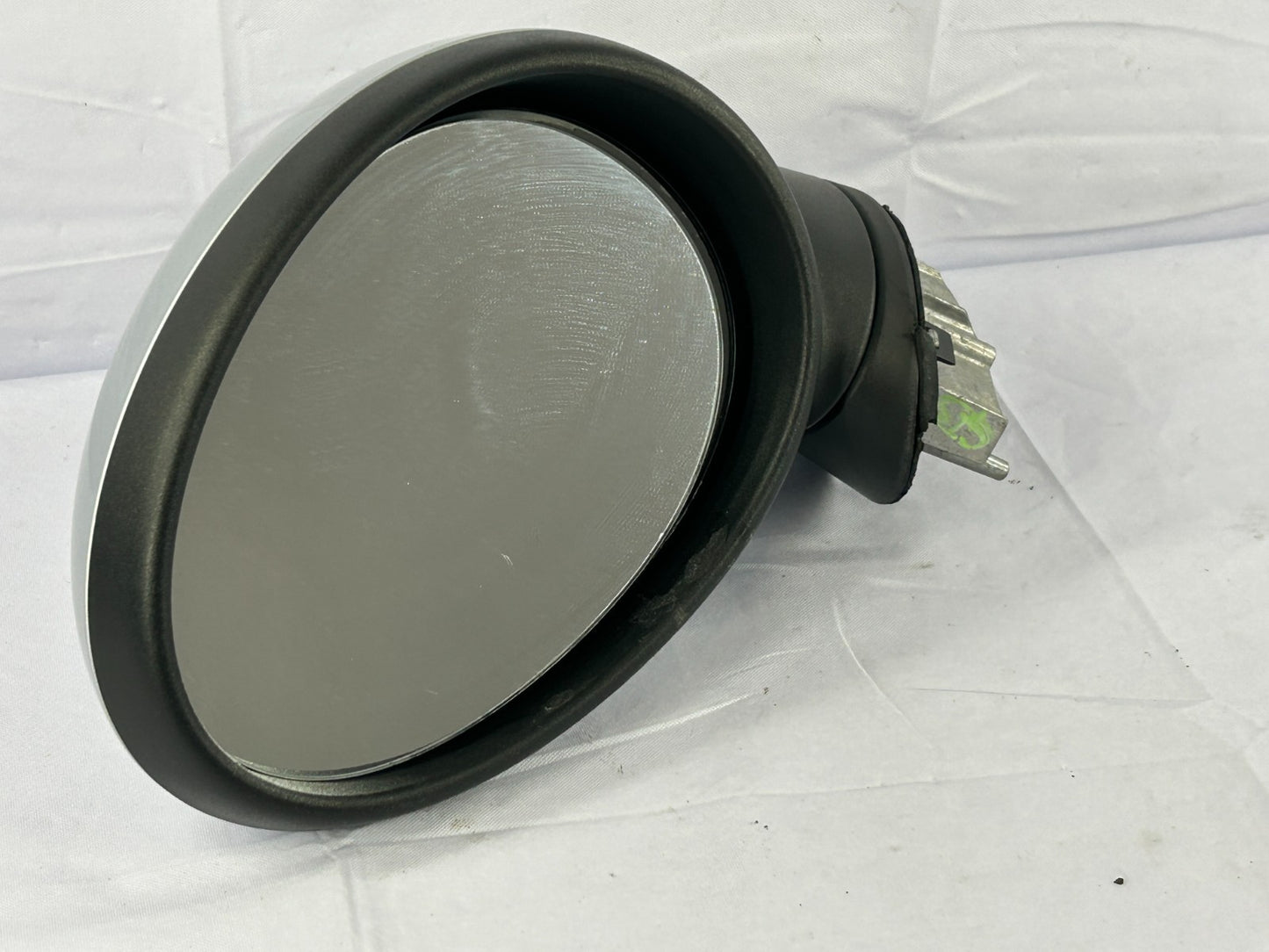 08-14 Mini Cooper Clubman Front Left Side View Door Mirror Silver OEM 128-51800A