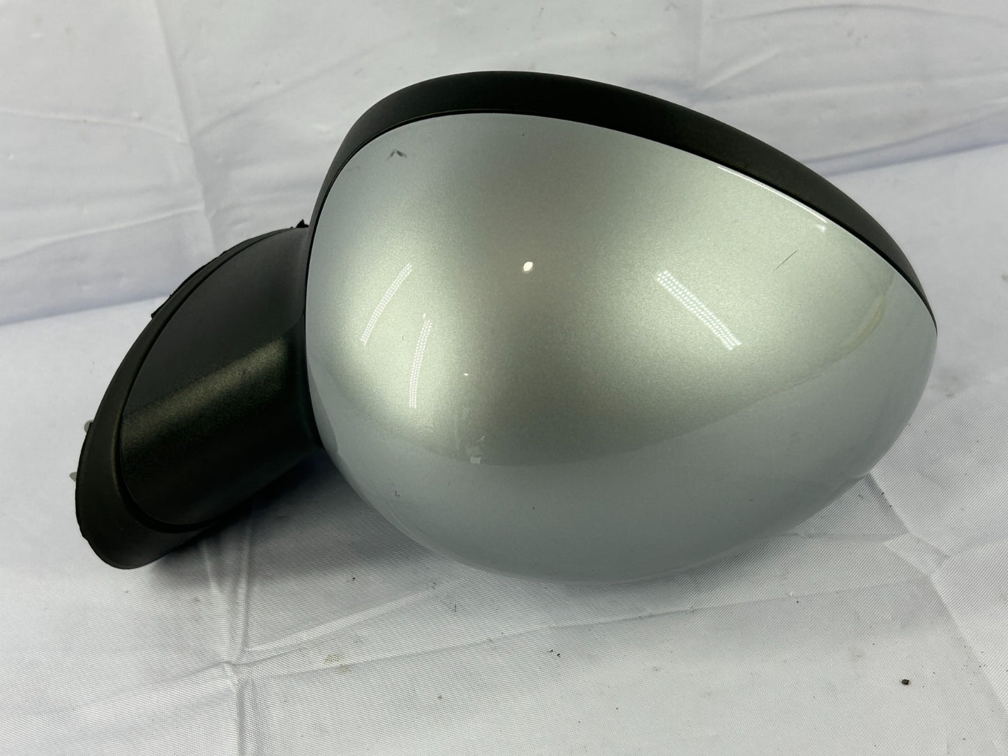 08-14 Mini Cooper Clubman Front Left Side View Door Mirror Silver OEM 128-51800A