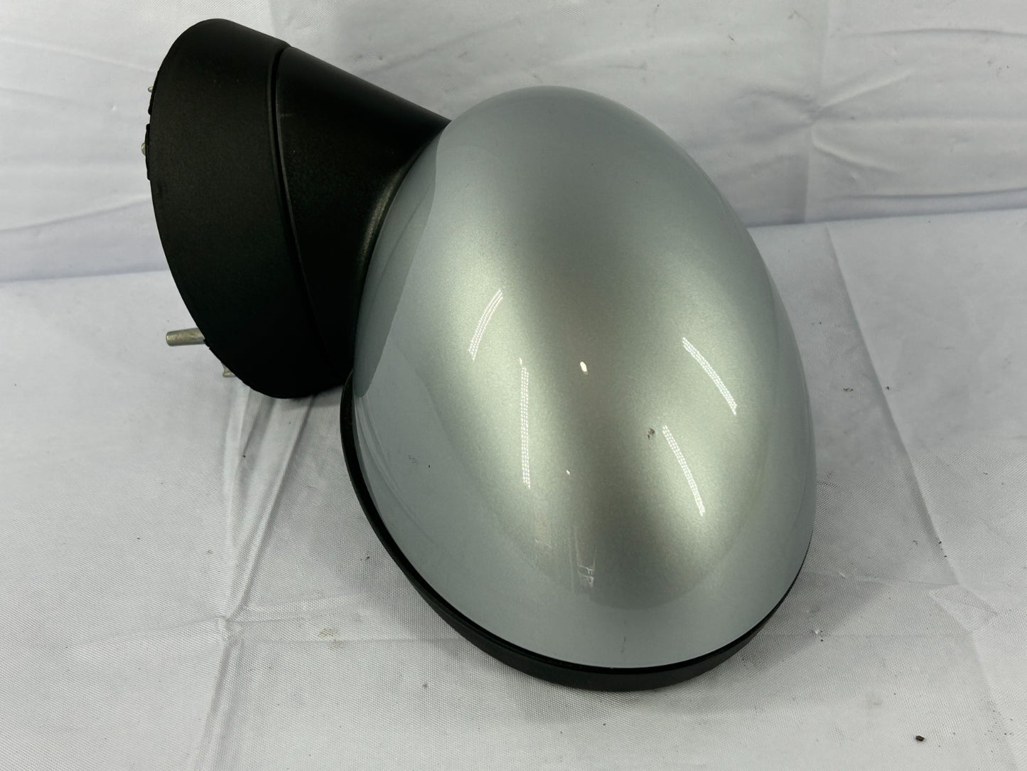 08-14 Mini Cooper Clubman Front Left Side View Door Mirror Silver OEM 128-51800A