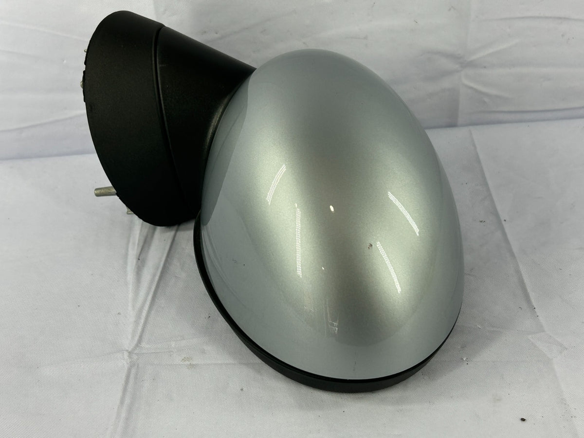 08-14 Mini Cooper Clubman Front Left Side View Door Mirror Silver OEM 128-51800A
