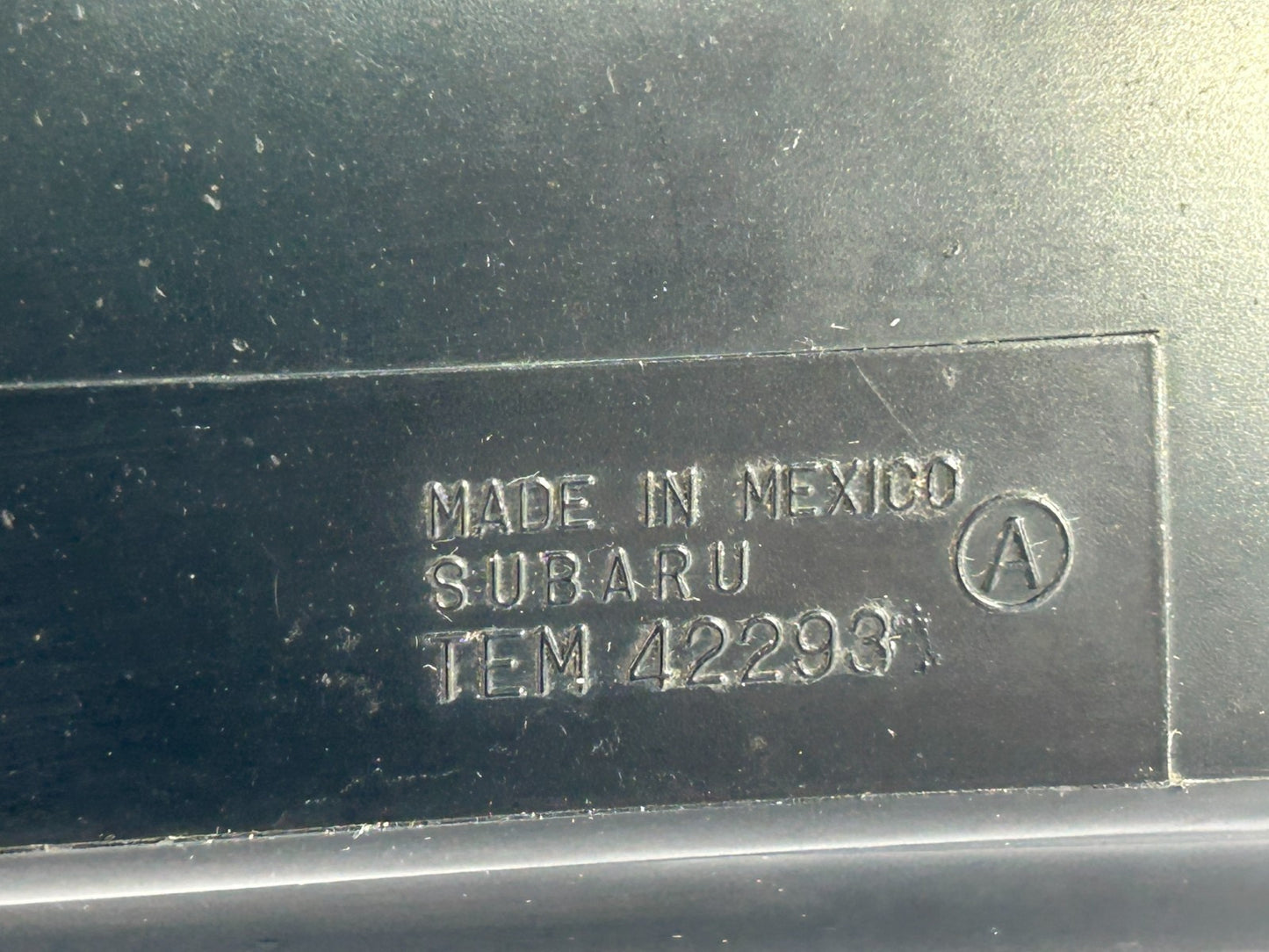 2000-2002 Subaru Outback Left Door Rear View Mirror 4-Wire OEM 91031AE42ANN