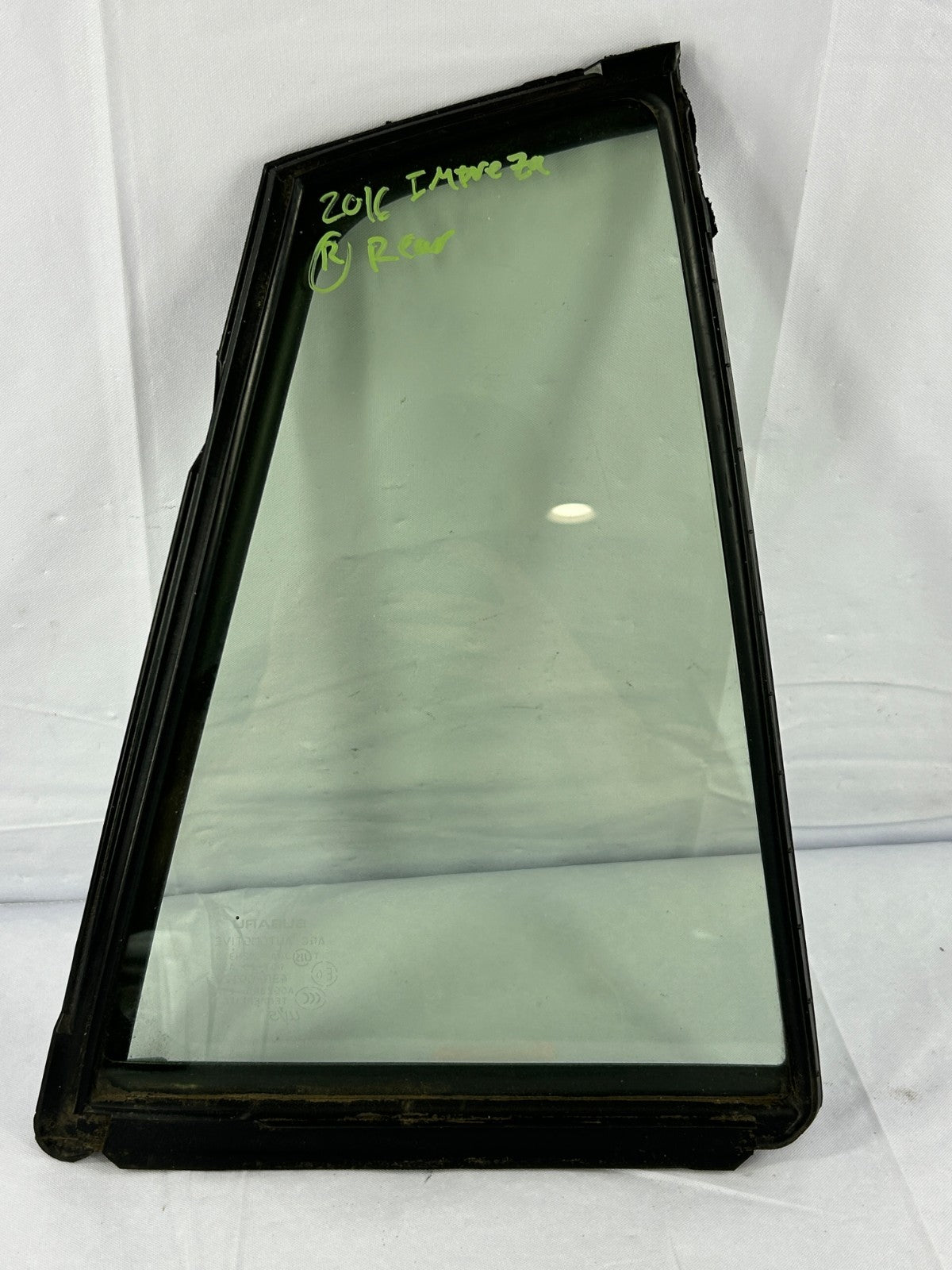 2012-2016 Subaru Impreza Wagon Rear Right Door Vent Window Glass OEM 62012FJ200