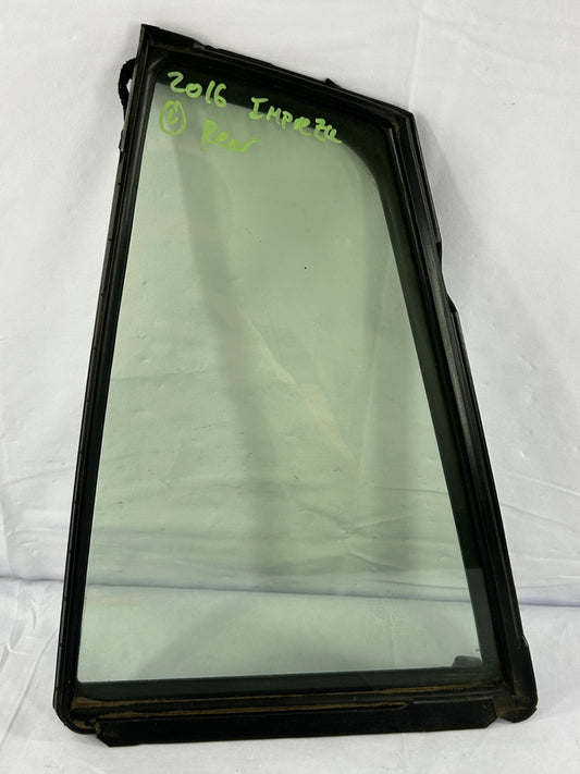 2012-2016 Subaru Impreza Rear Left Door Side Vent Window Glass OEM 62012FJ210