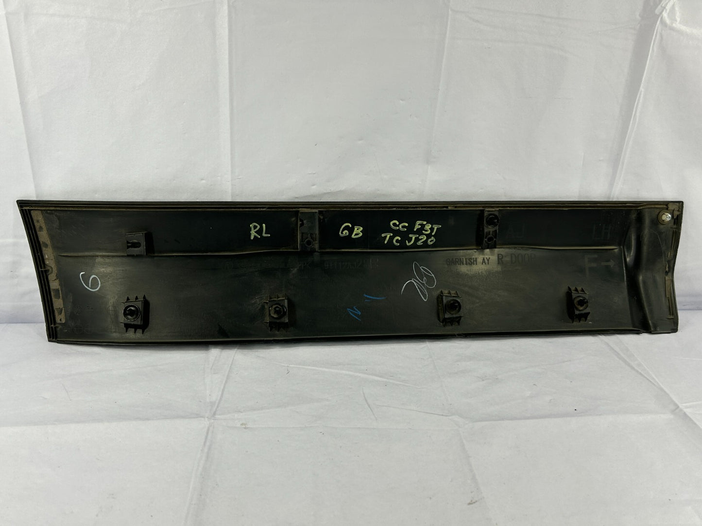 10-12 Subaru Outback Rear Left Driver Door Molding Garnish Trim OEM 91112AJ28B