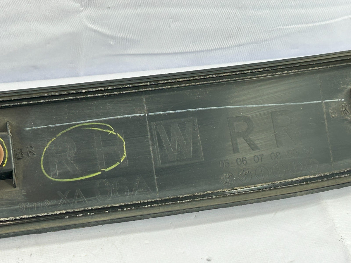 06-14 Subaru Tribeca Rear Right Passenger Side Door Trim Molding OEM 91112XA06A