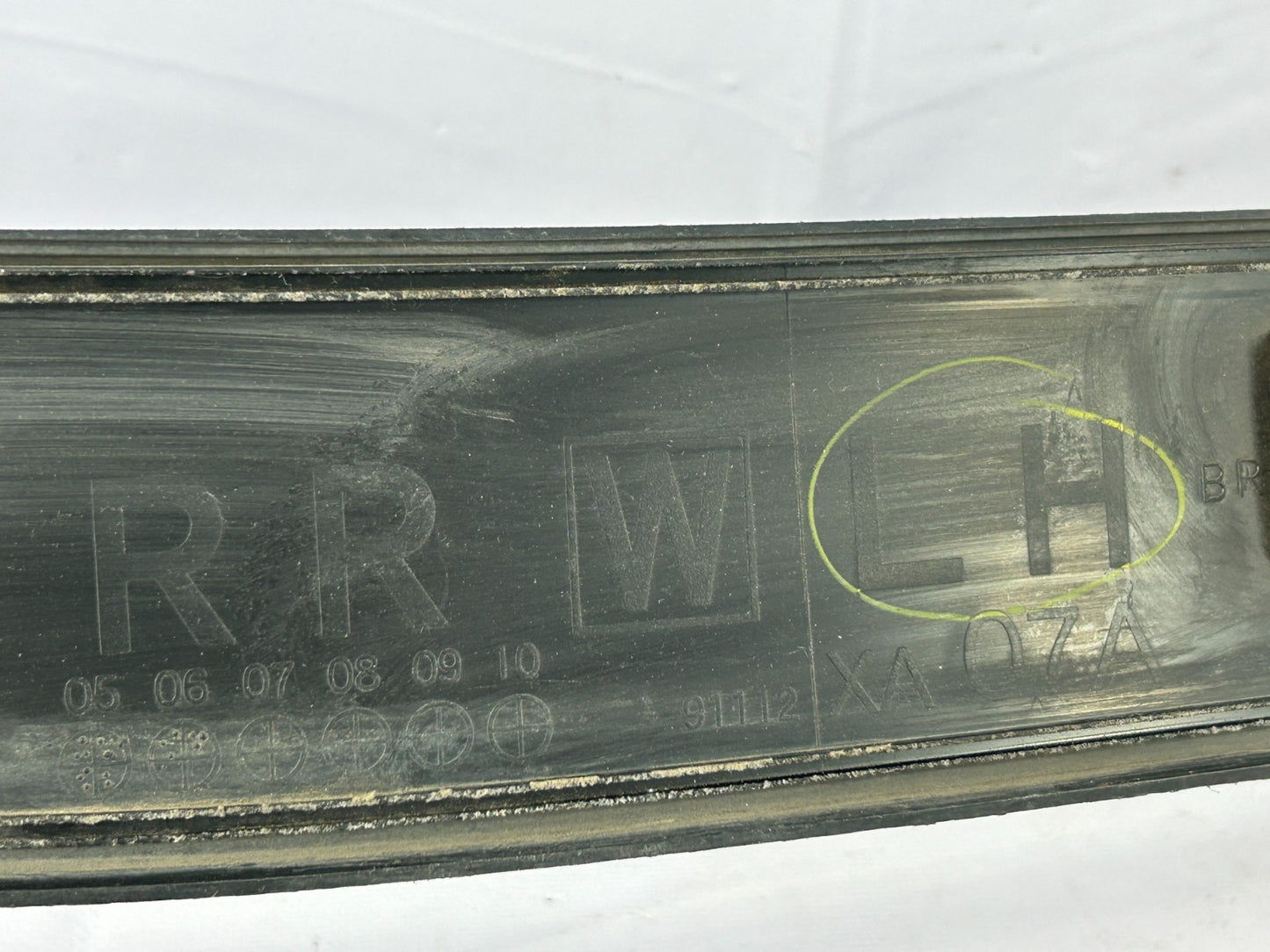 2006-2014 Subaru Tribeca Rear Left Driver Side Door Trim Molding OEM 91112XA07A