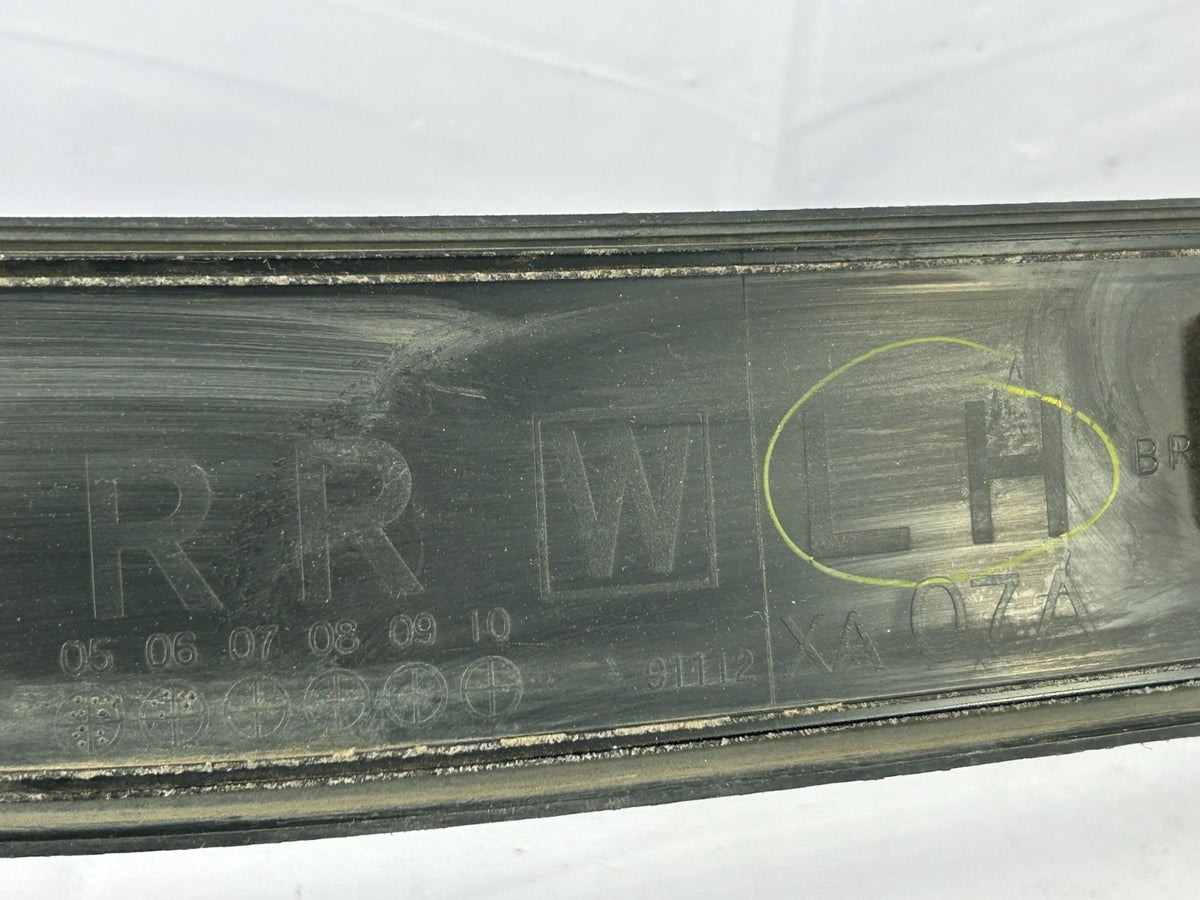 2006-2014 Subaru Tribeca Rear Left Driver Side Door Trim Molding OEM 91112XA07A