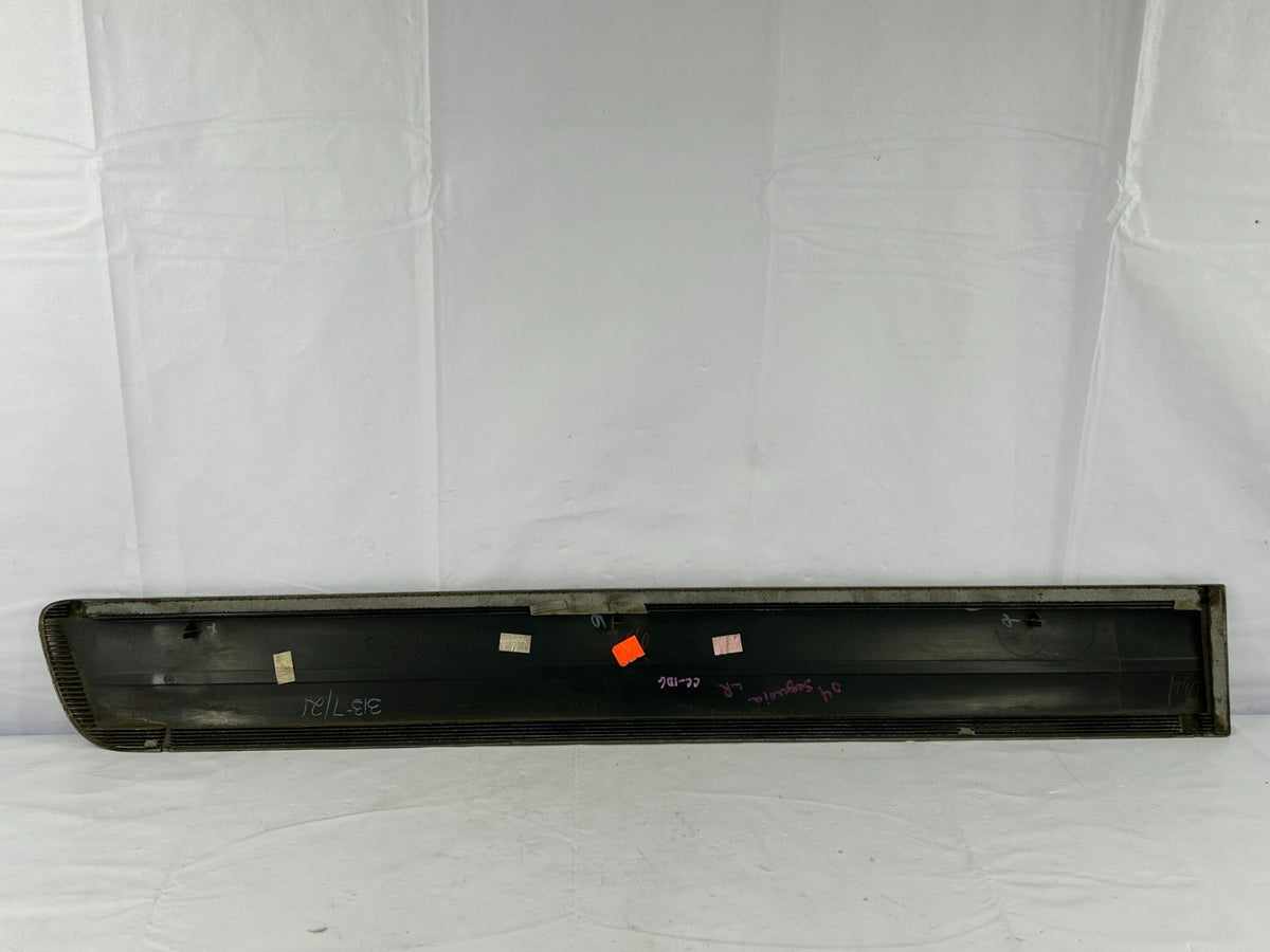 01-05 Toyota Sequoia Rear Left Outside Door Moulding Silver OEM 75742-0C030-B1