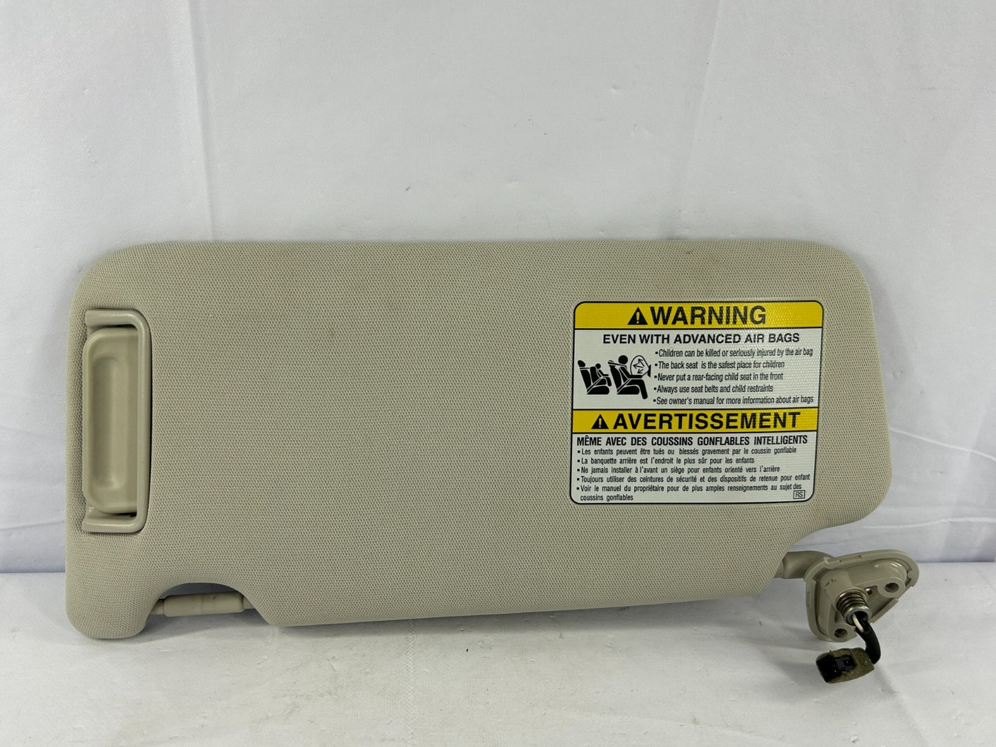 2010-2014 Subaru Outback Right Passenger Side Sun Visor Gray OEM 92011AJ07AME