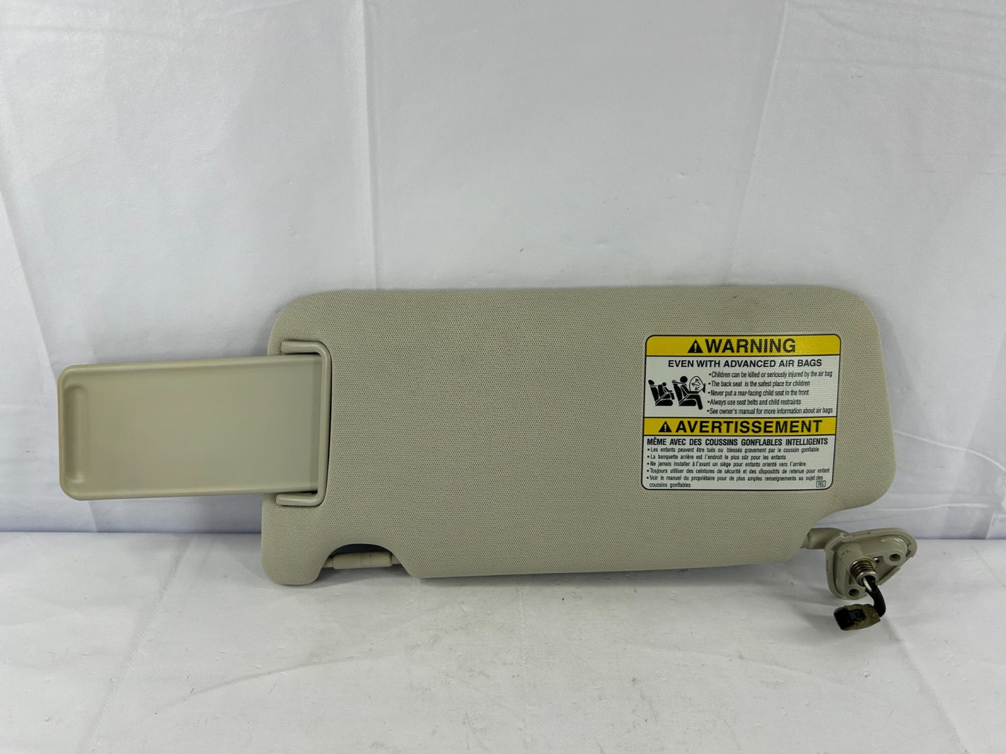 2010-2014 Subaru Outback Right Passenger Side Sun Visor Gray OEM 92011AJ07AME