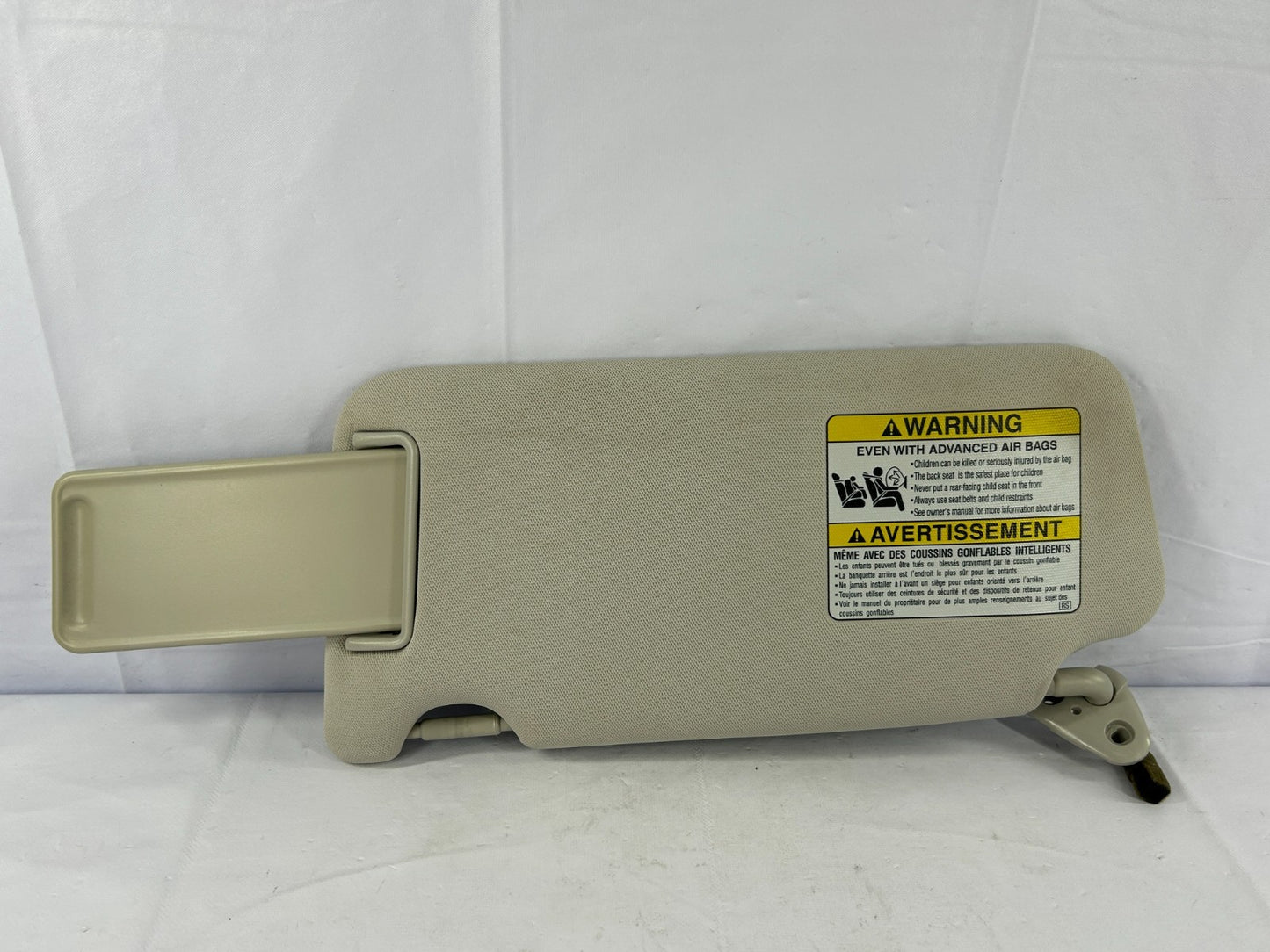 2010-2014 Subaru Legacy Right Passenger Side Sun Visor Gray OEM 92011AJ07AME