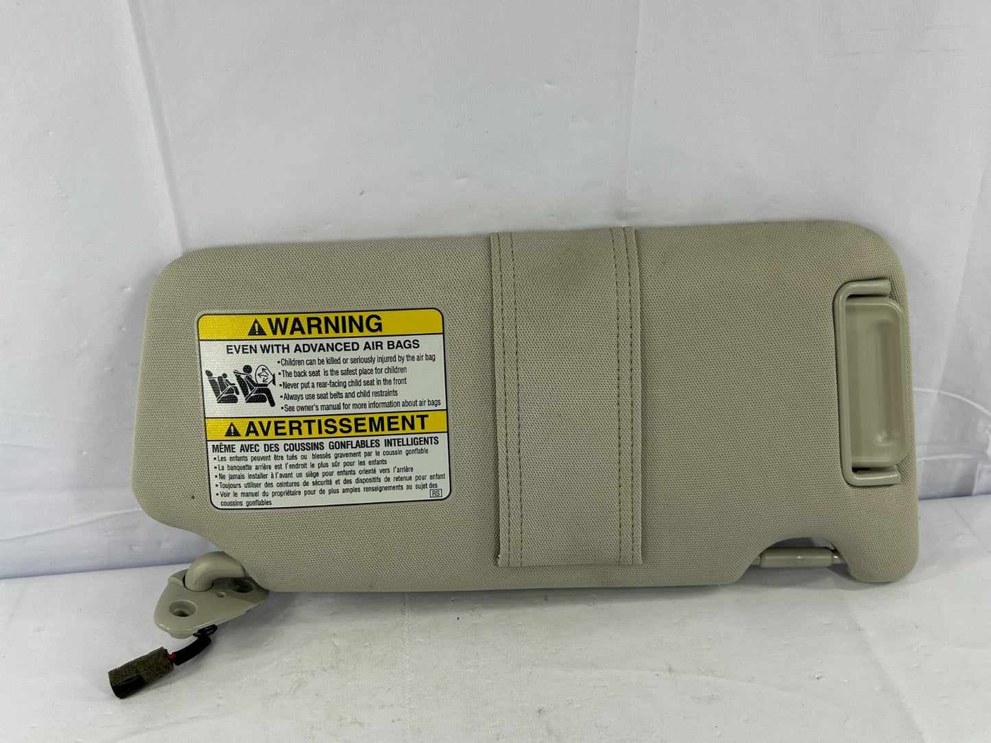2010-2014 Subaru Legacy Left Driver Side Sun Visor Gray OEM 92011AJ08AME