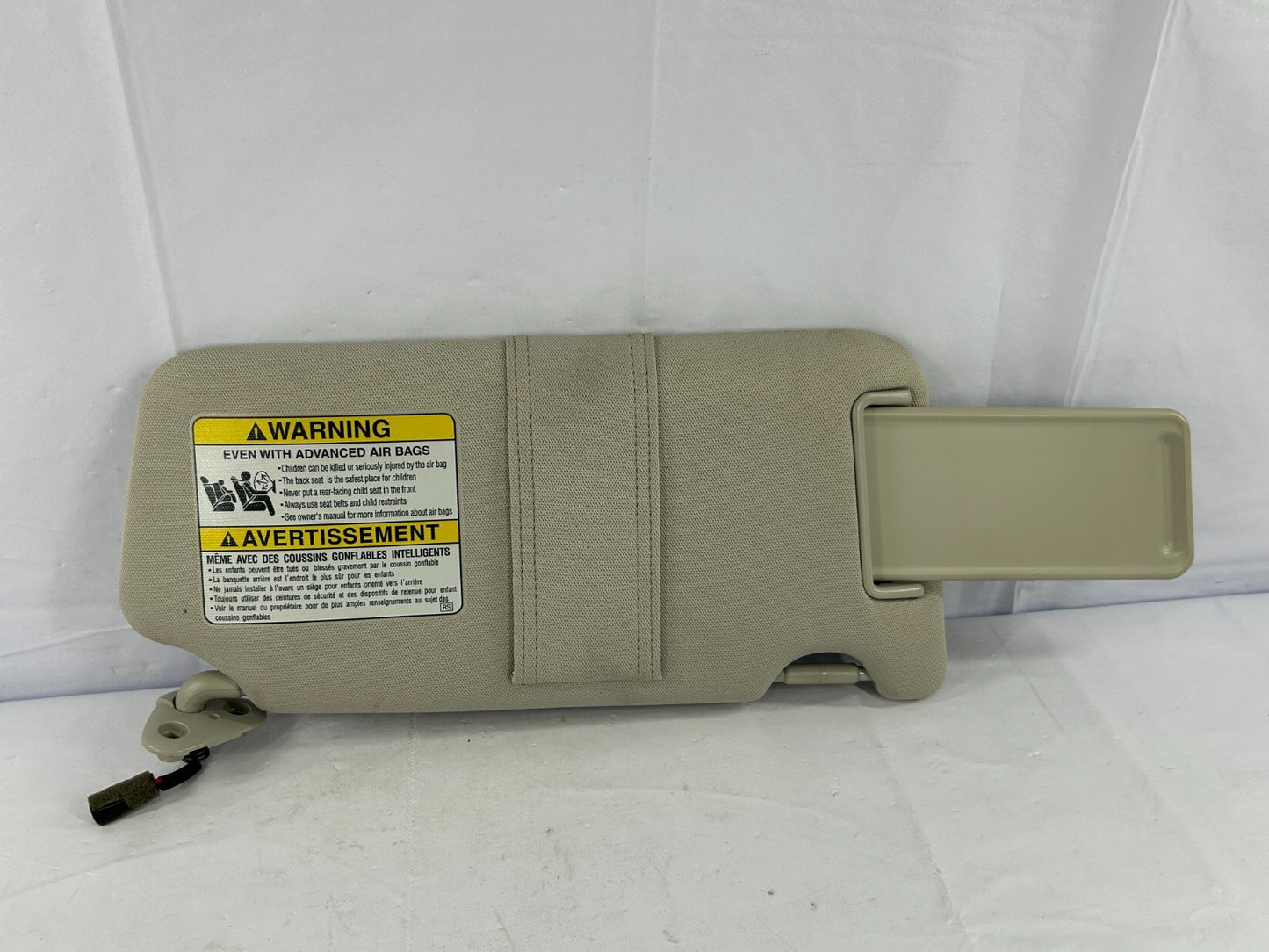 2010-2014 Subaru Legacy Left Driver Side Sun Visor Gray OEM 92011AJ08AME