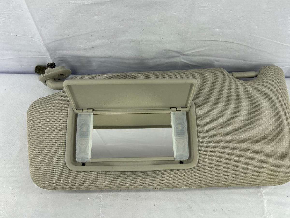 2010-2014 Subaru Legacy Left Driver Side Sun Visor Gray OEM 92011AJ08AME