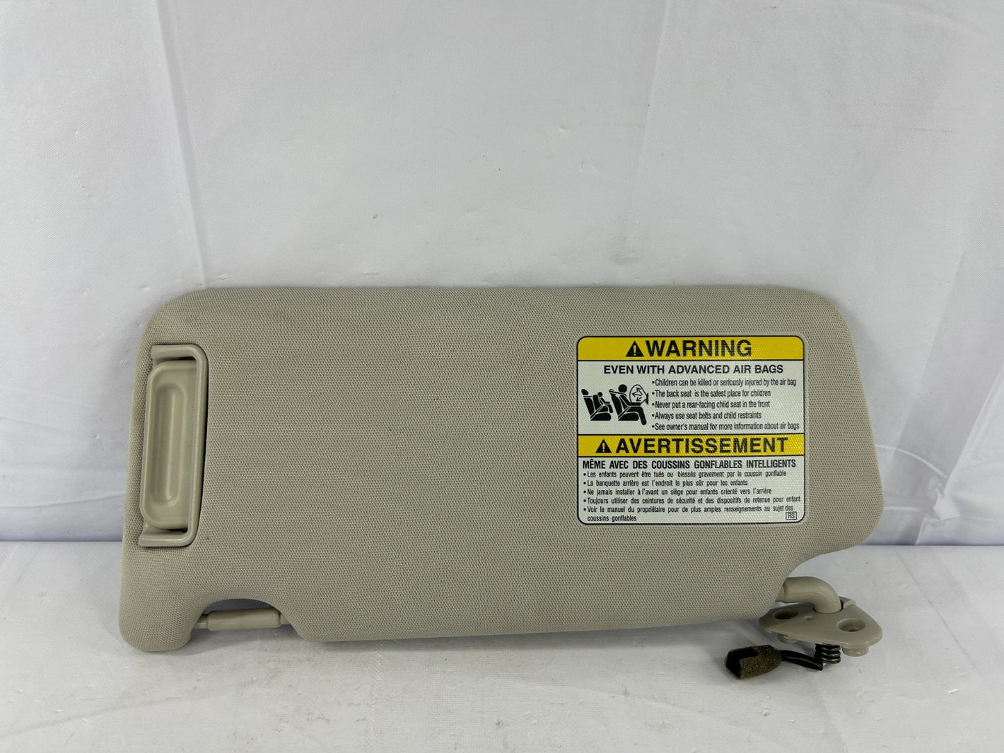 2010-2014 Subaru Legacy Right Passenger Side Sun Visor Gray OEM 92011AJ07AME