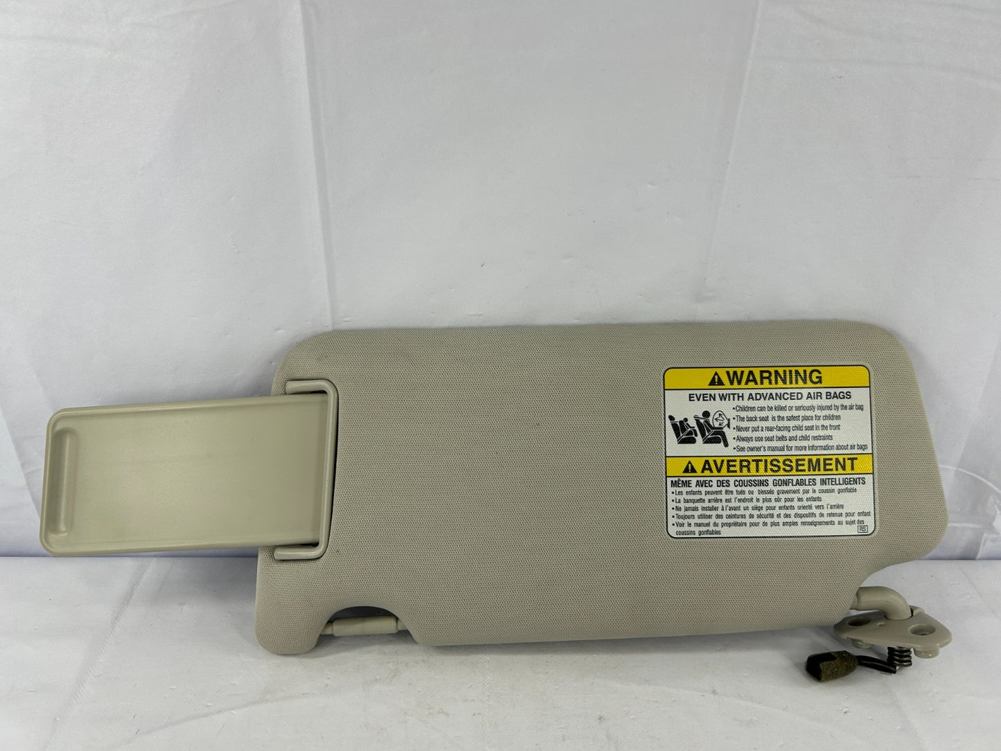 2010-2014 Subaru Legacy Right Passenger Side Sun Visor Gray OEM 92011AJ07AME