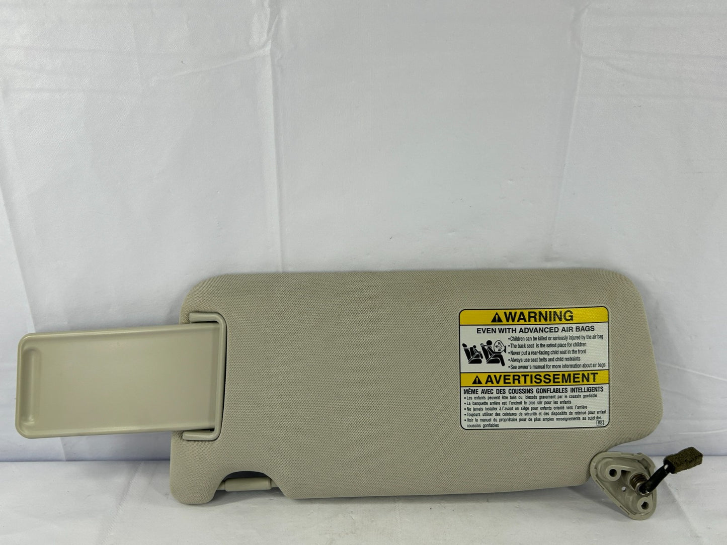 2010-2014 Subaru Outback Right Passenger Side Sun Visor Gray OEM 92011AJ07AME
