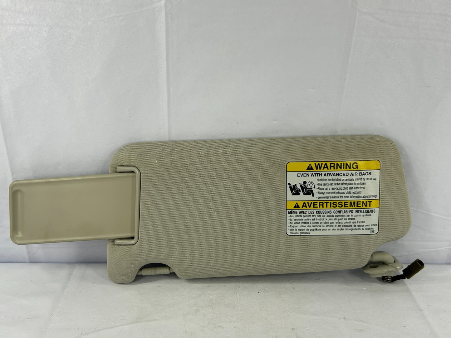 2010-2014 Subaru Outback Right Passenger Side Sun Visor Gray OEM 92011AJ07AME