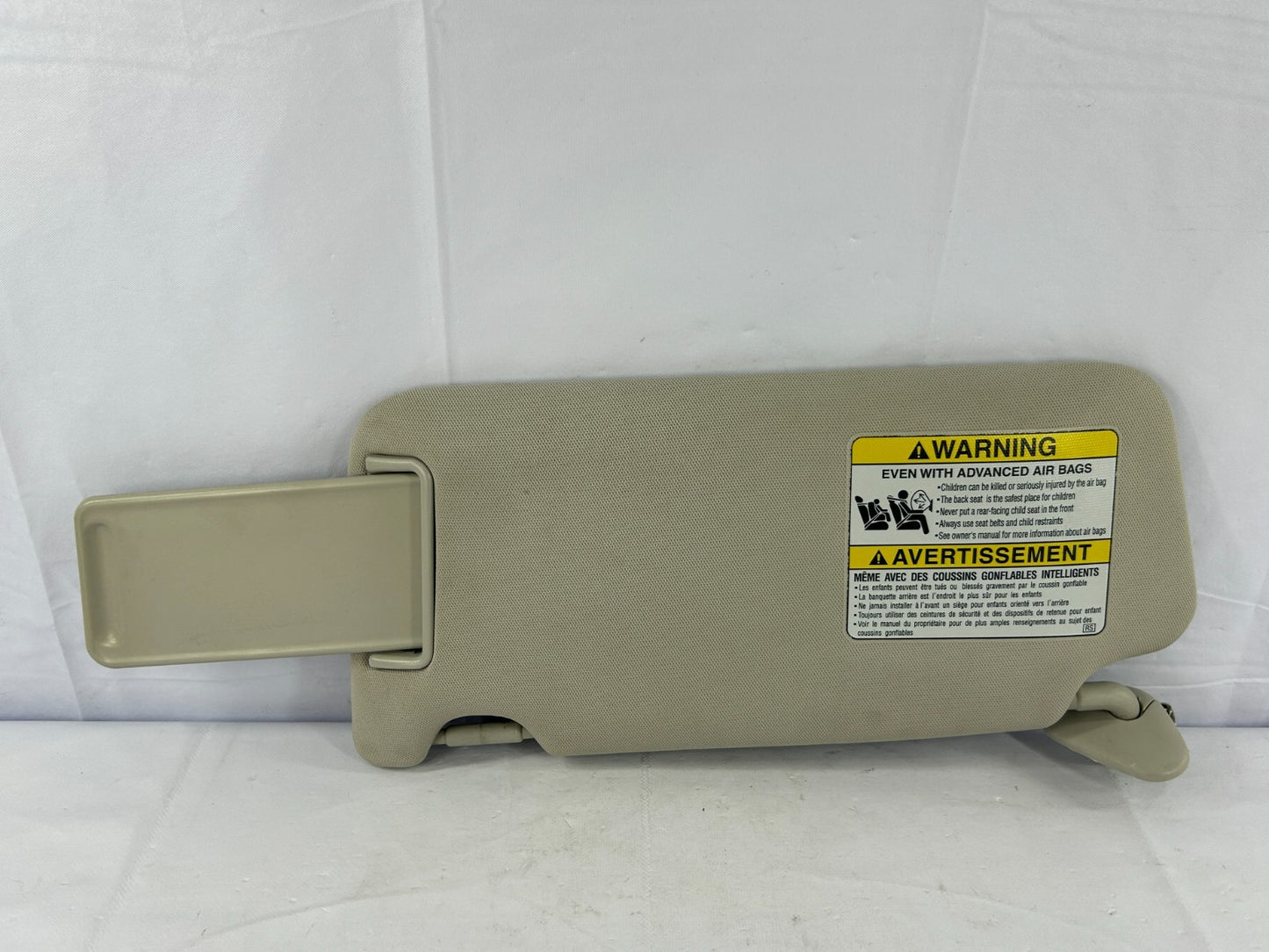 2010-2014 Subaru Legacy Right Passenger Side Sun Visor Gray OEM 92011AJ07AME