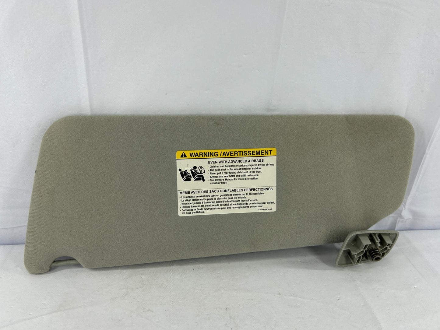 2004-2008 Ford F150 Right Passenger Side Sun Visor Gray OEM 4L3Z-1504104-BAB