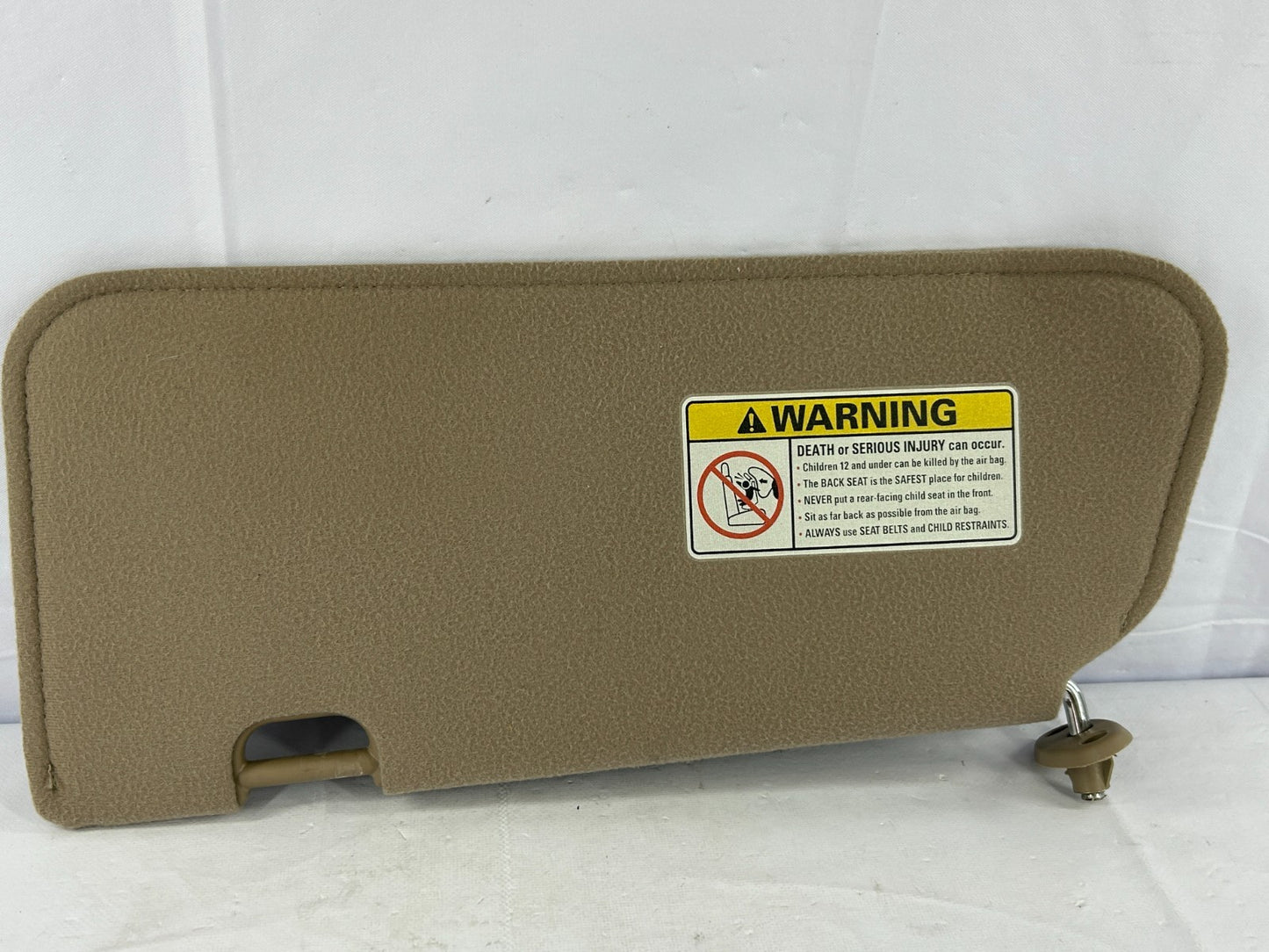 2001-2004 Mazda Tribute Front Right Side Sun Visor W/ Mirror OEM 268-10449AR