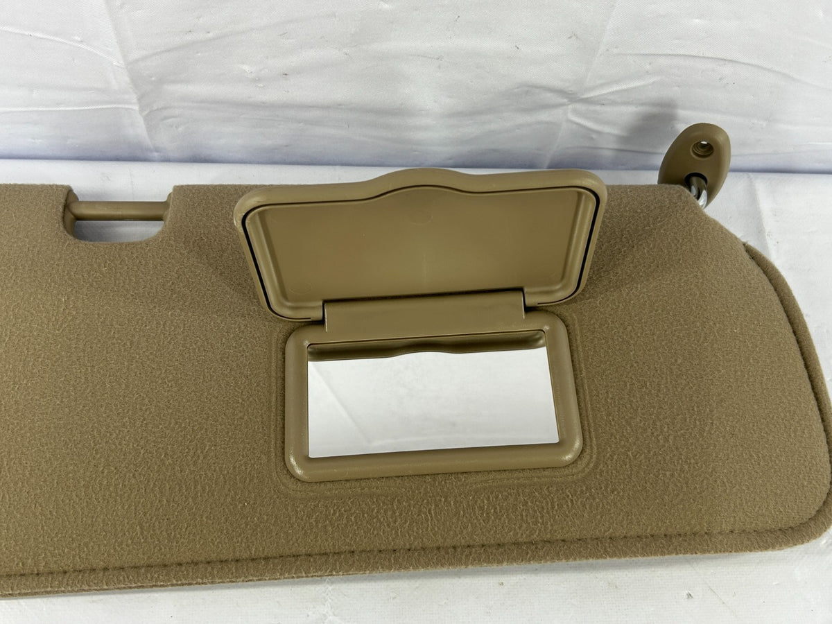 2001-2004 Mazda Tribute Front Right Side Sun Visor W/ Mirror OEM 268-10449AR