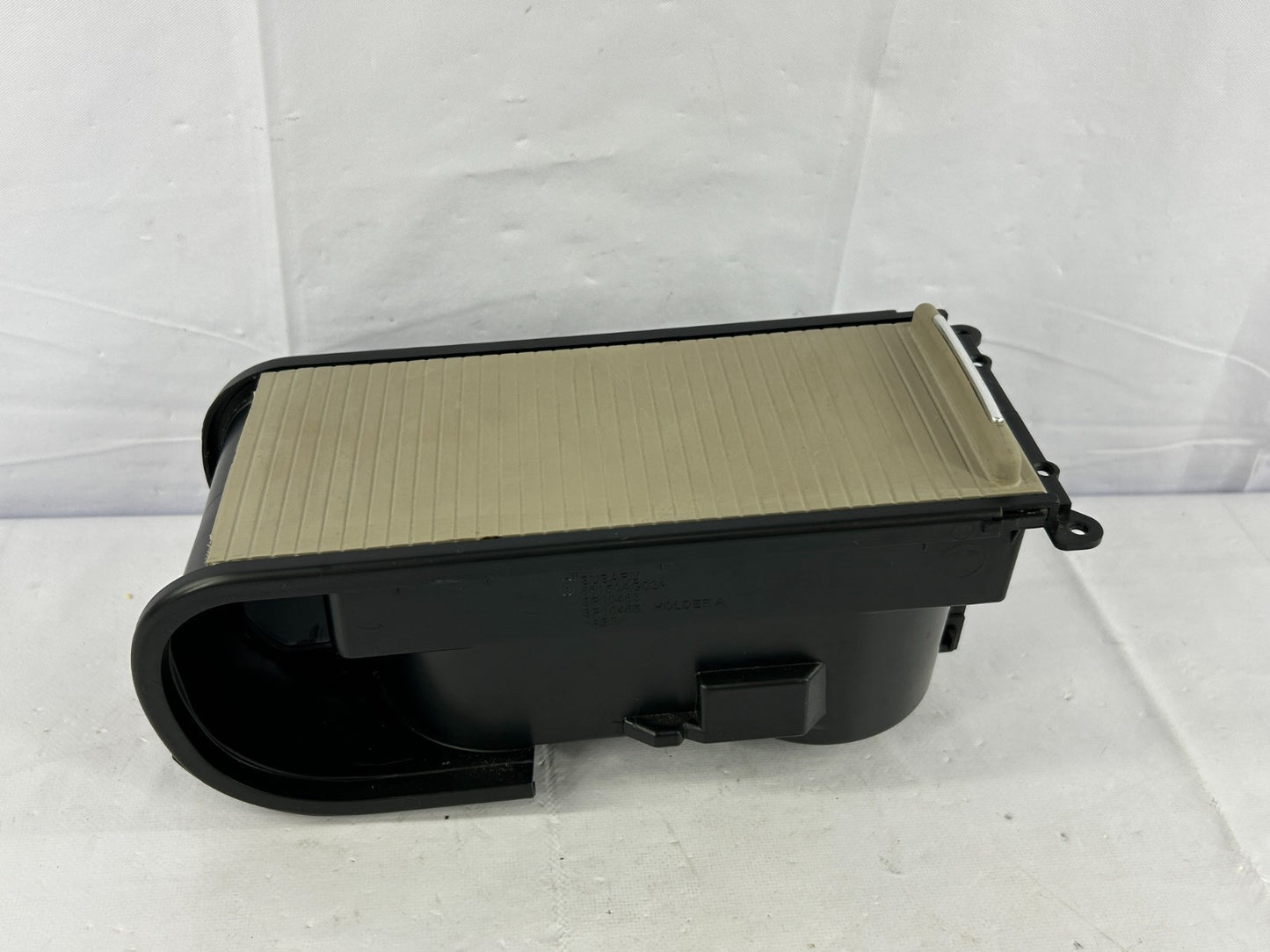 05-09 Subaru Outback Center Console Cup Holder Roll Cover Beige OEM 66150AG02A