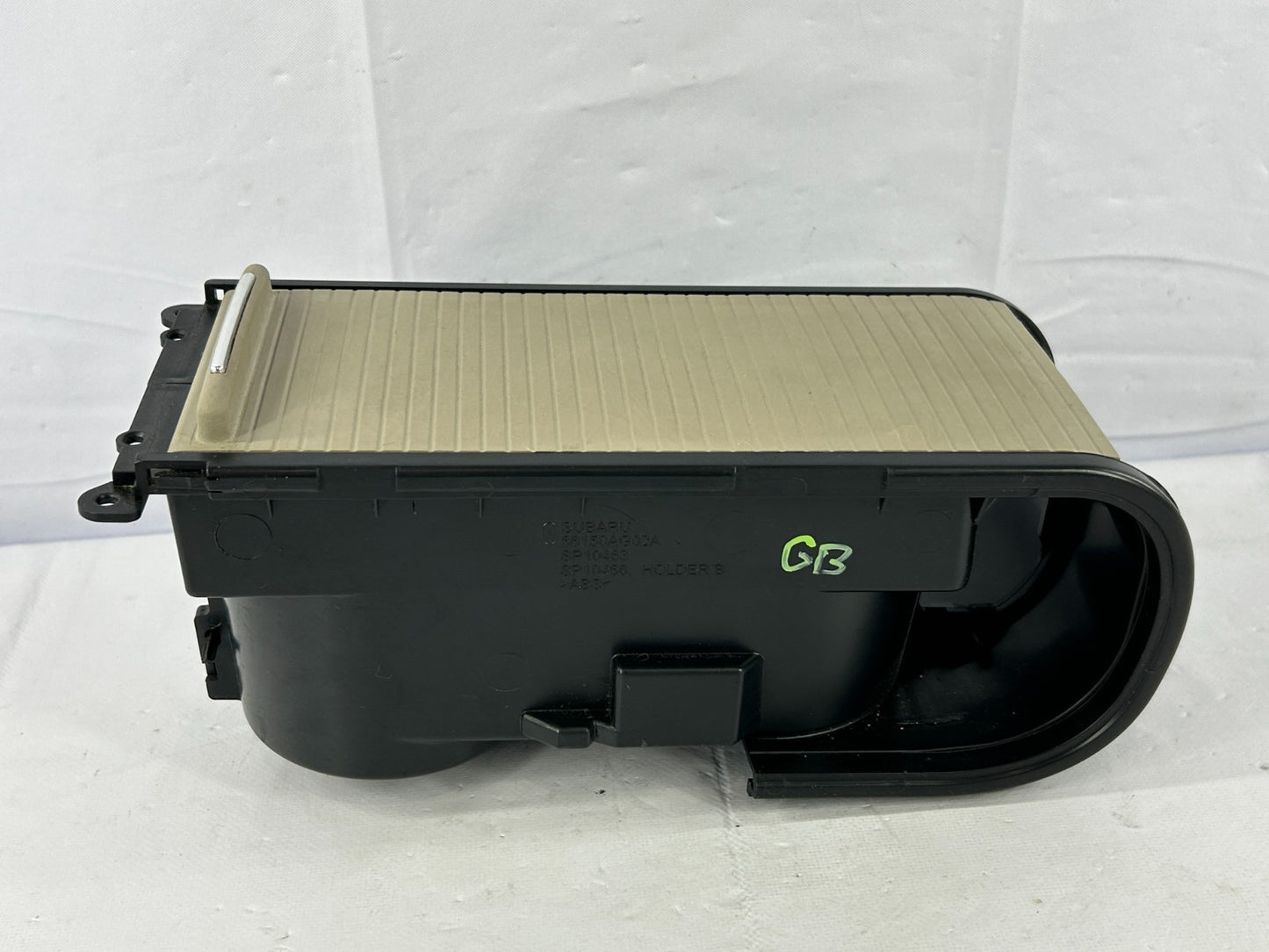 05-09 Subaru Outback Center Console Cup Holder Roll Cover Beige OEM 66150AG02A
