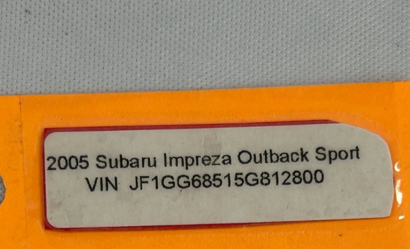 2002-2007 Subaru Impreza High Mount Third Brake Light Lamp OEM 84701FE020NE