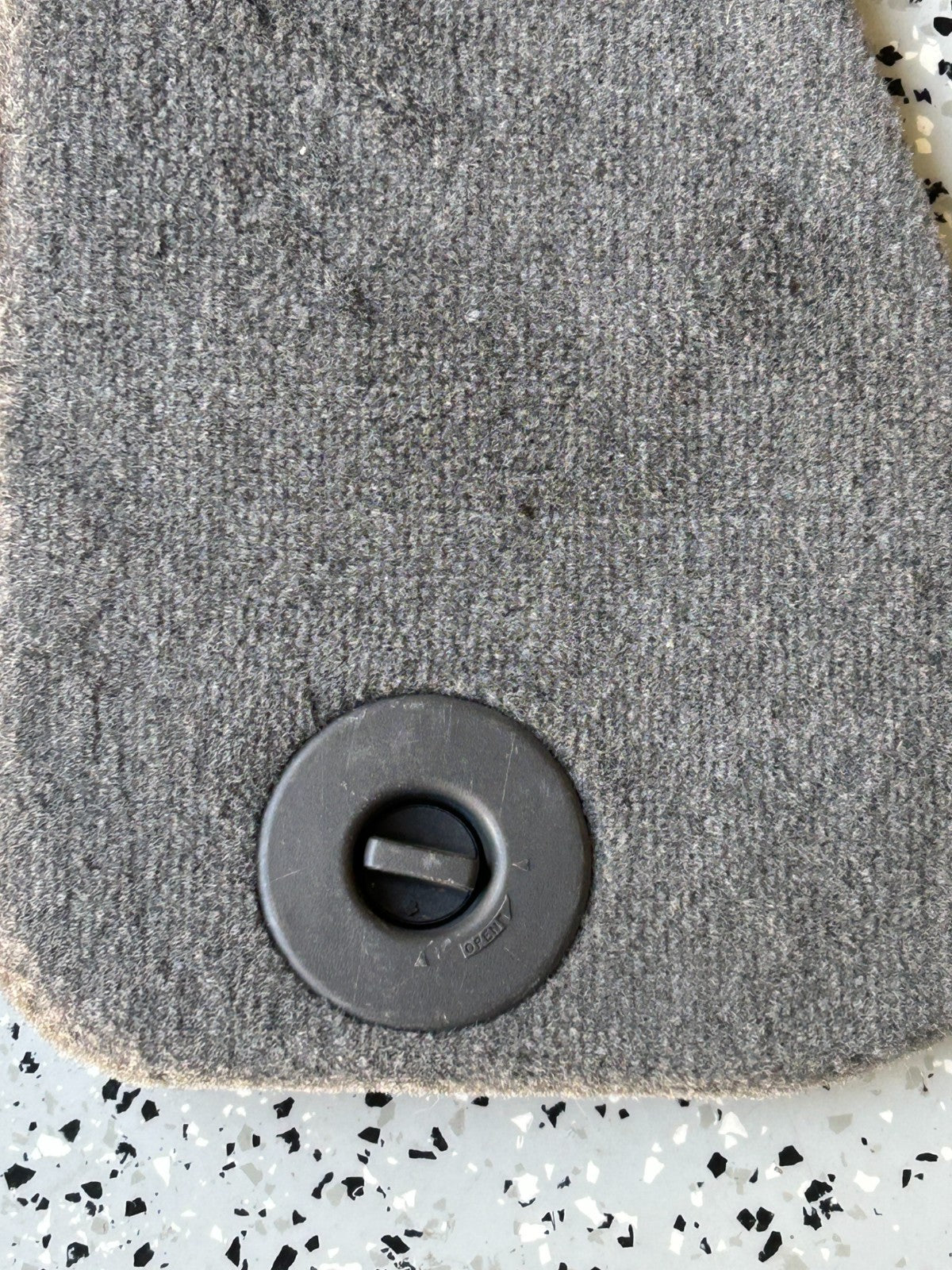 2000-2006 Toyota Tundra Access Cab Left Floor Storage Compartment Lid Gray OEM