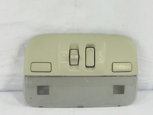 08-14 Subaru Impreza Front Upper Overhead Dome Light Beige Sunroof OEM
