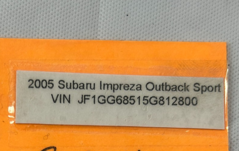2005-2007 Subaru Impreza Overhead Console Dome Map Light Gray OEM 84621AE011NE