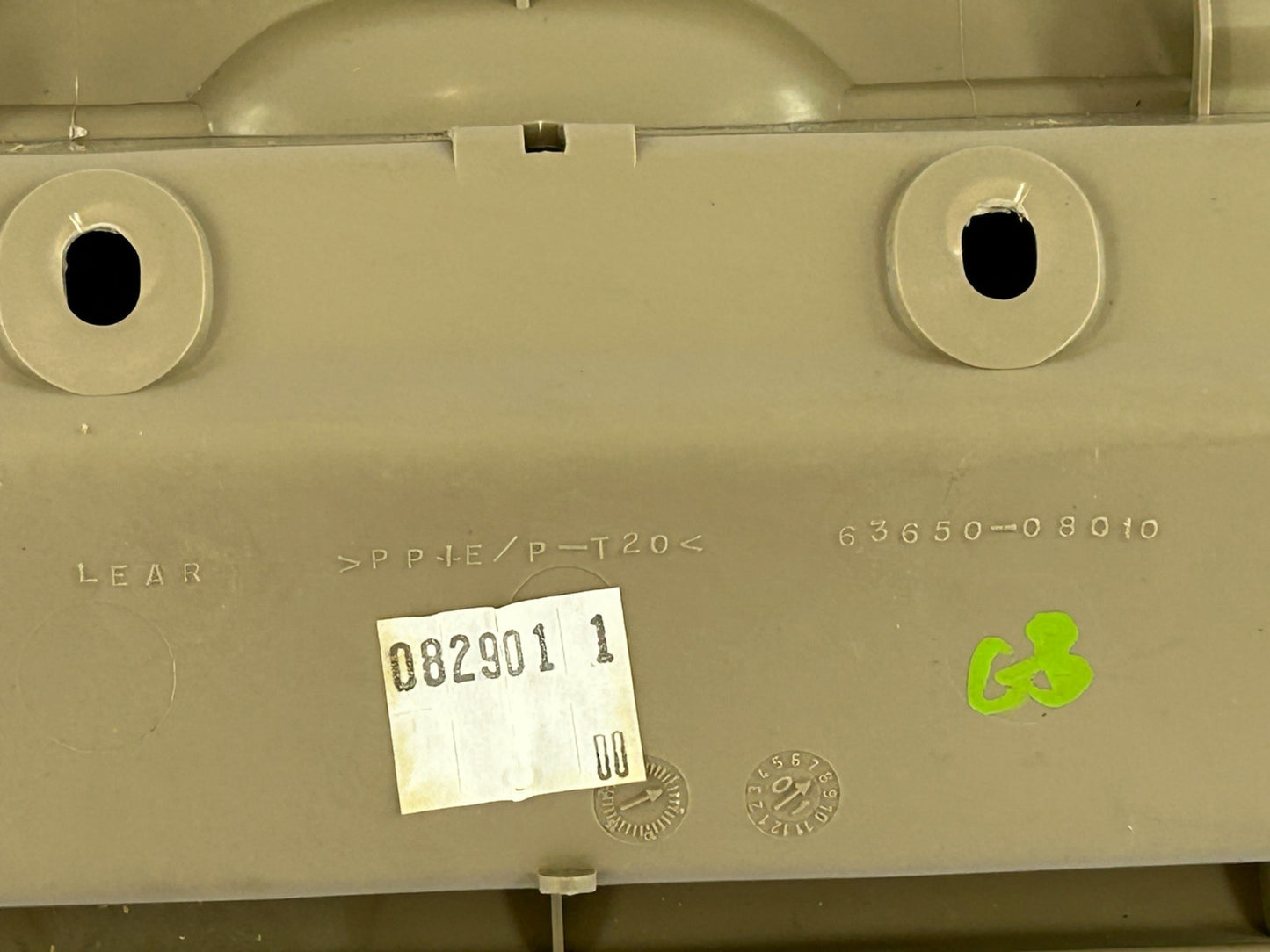 00-03 Toyota Sienna Roof Console Glasses Holder Storage Box OEM 63650-08010-A0
