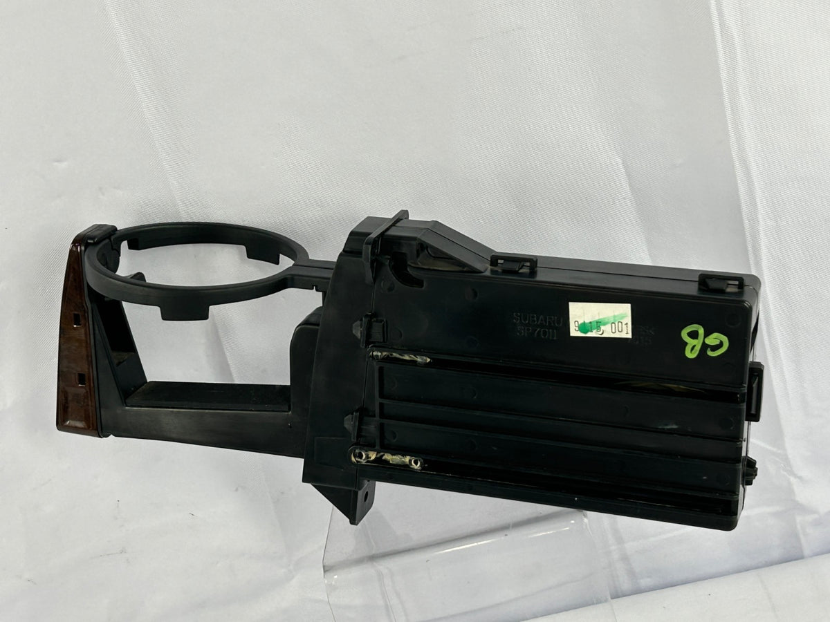 2000-2002 Subaru Legacy Outback Center Console Cup Holder Woodgrain 66150AE18A