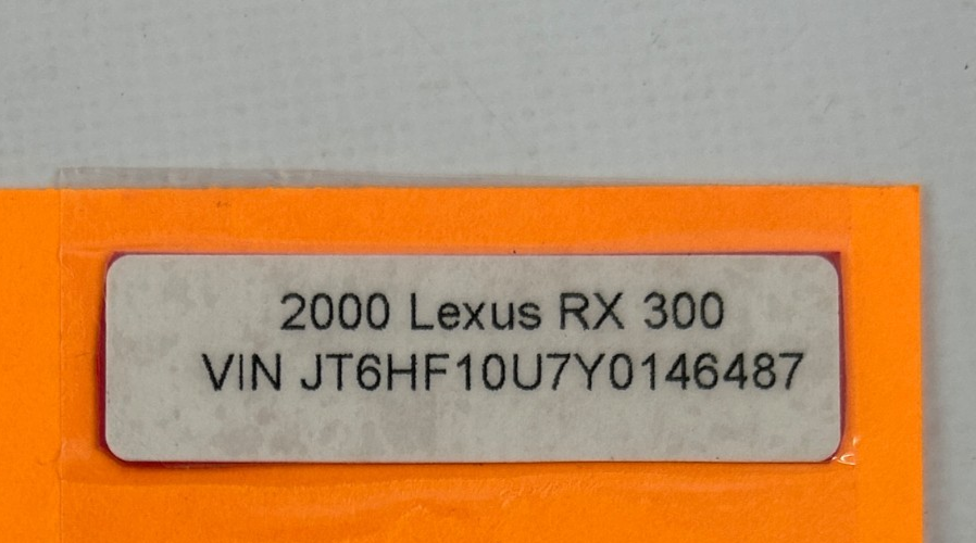 1999-2003 Lexus RX300 Rear Right Power Window Switch & Bezel OEM 74270-48040