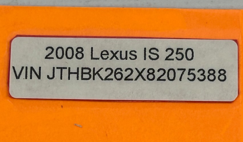 2006-2013 Lexus IS250 Rear Left Driver Side Tweeter Speaker OEM 86160-53270