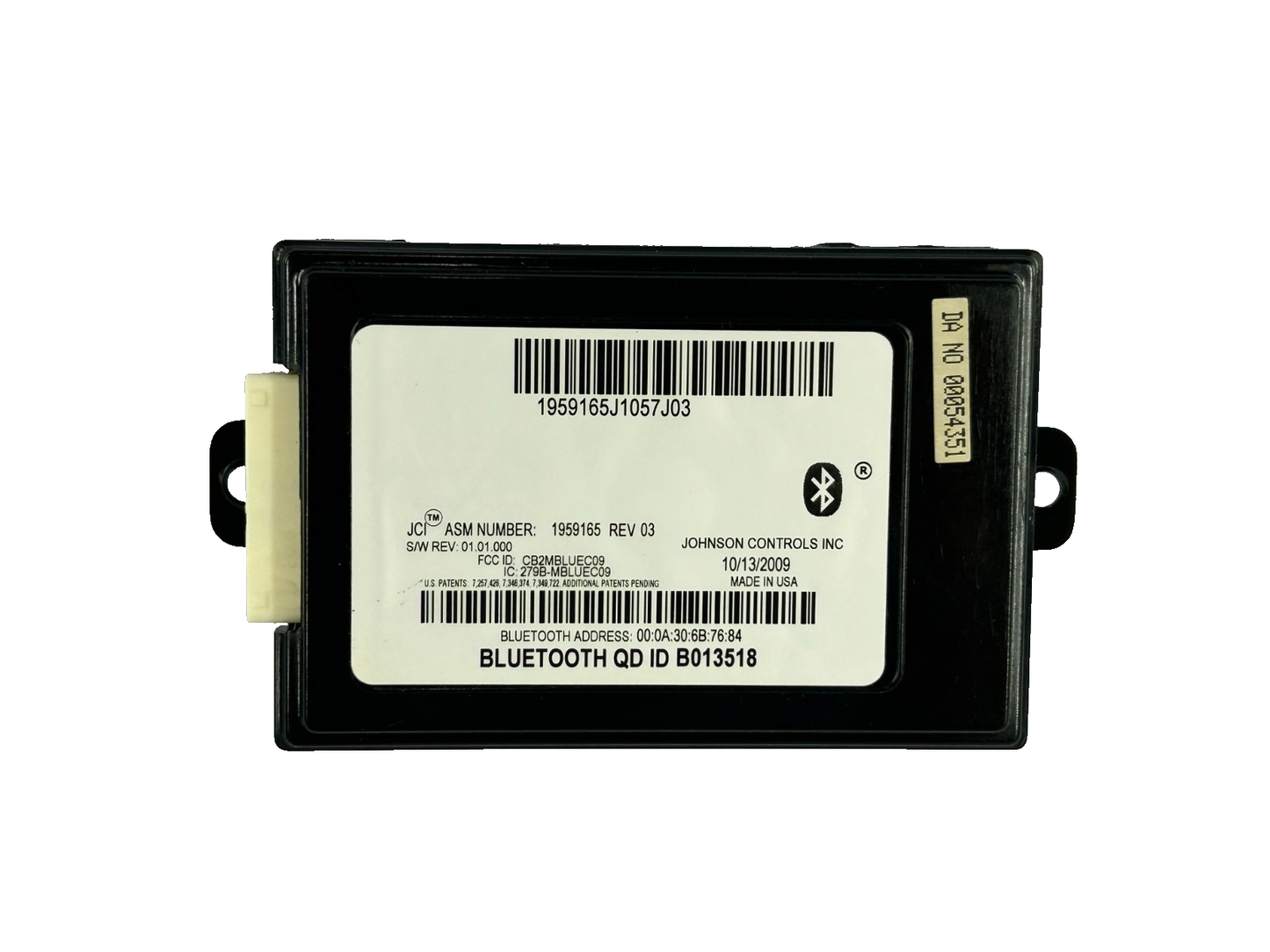 2010-2012 Subaru Tribeca Bluetooth Hands Free Connect Module OEM H001SXA500MV
