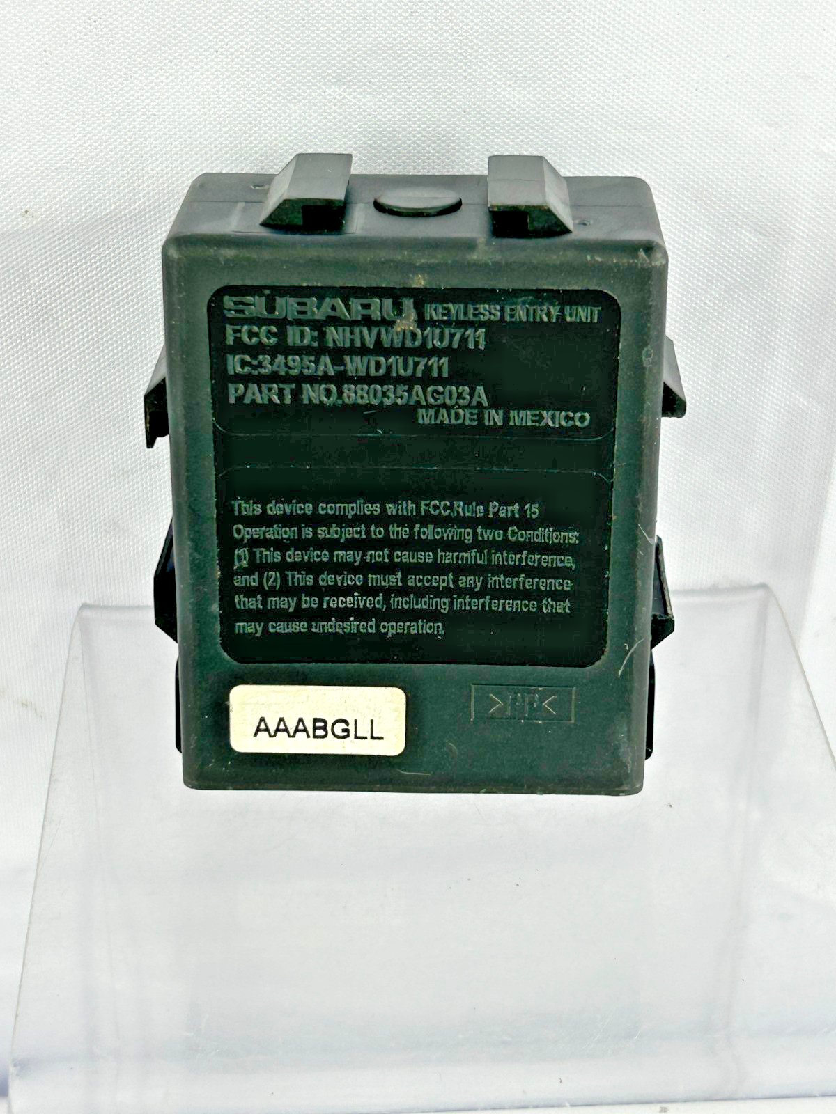 2005-2009 Subaru Legacy Outback Keyless Entry Control Module Unit OEM 88035AG03A