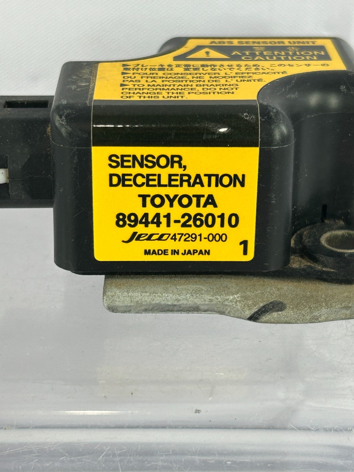 1996-2002 Toyota 4Runner ABS Deceleration Sensor Module Unit OEM 89441-26010